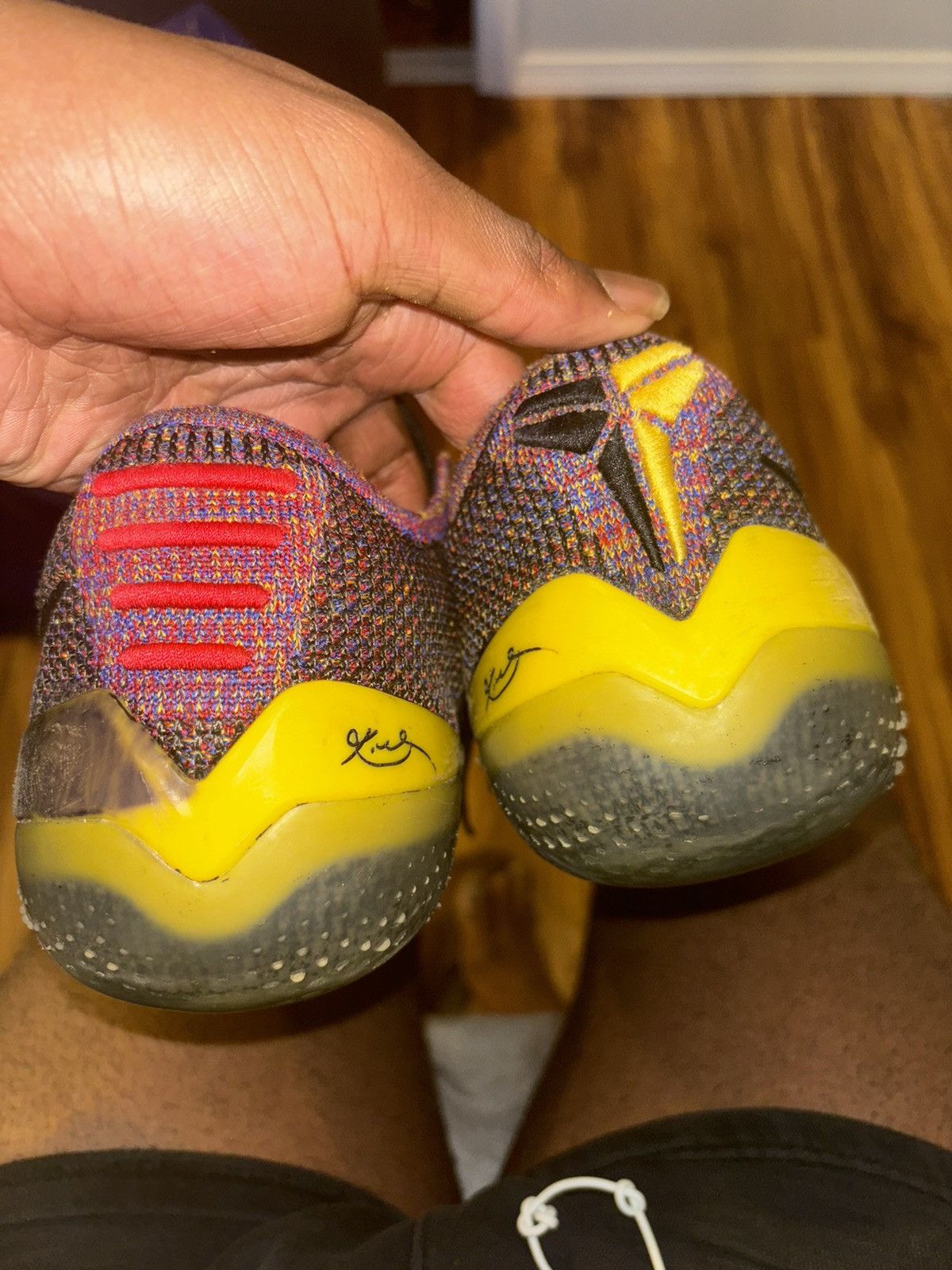 Nike Nike Kobe Nxt 360 Black Multi Color 2.0 Size US 11.5 / EU 44-45 - 9 Thumbnail