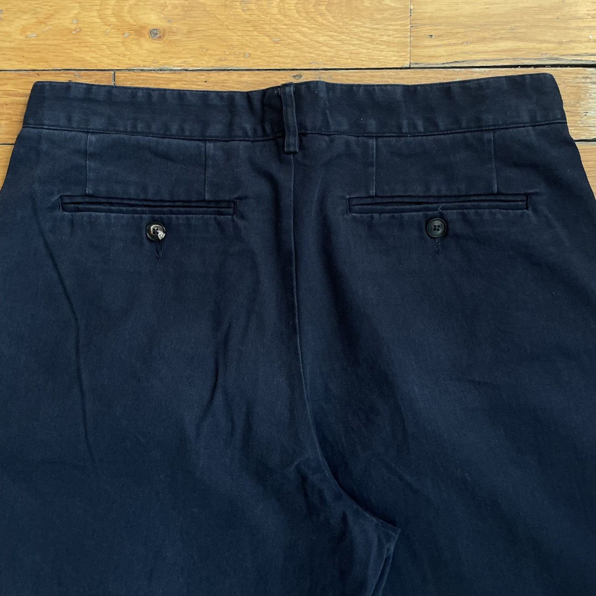 Noah Noah Double Pleated Navy Blue Pants Size US 32 / EU 48 - 5 Thumbnail