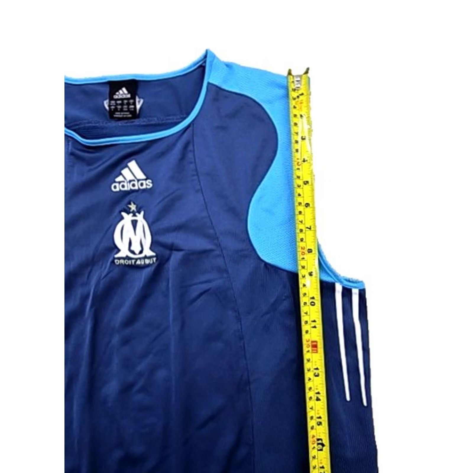 Adidas Adidas Olympique Marseille Men’s Navy Training Vest L Climacool Sleeveless Size US L / EU 52-54 / 3 - 6 Thumbnail