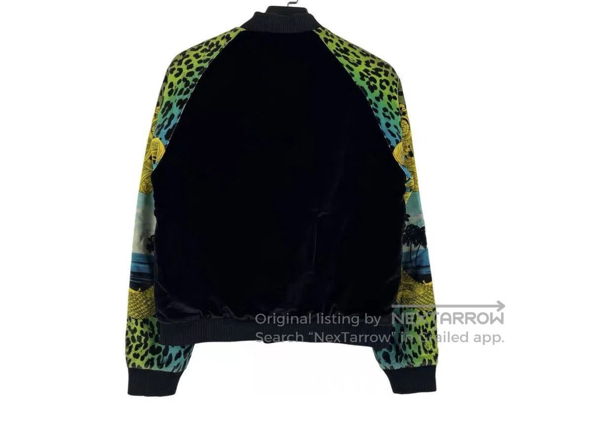 Versace Black Printed Sleeve Bomber Jacket. Size US M / EU 48-50 / 2 - 2 Thumbnail