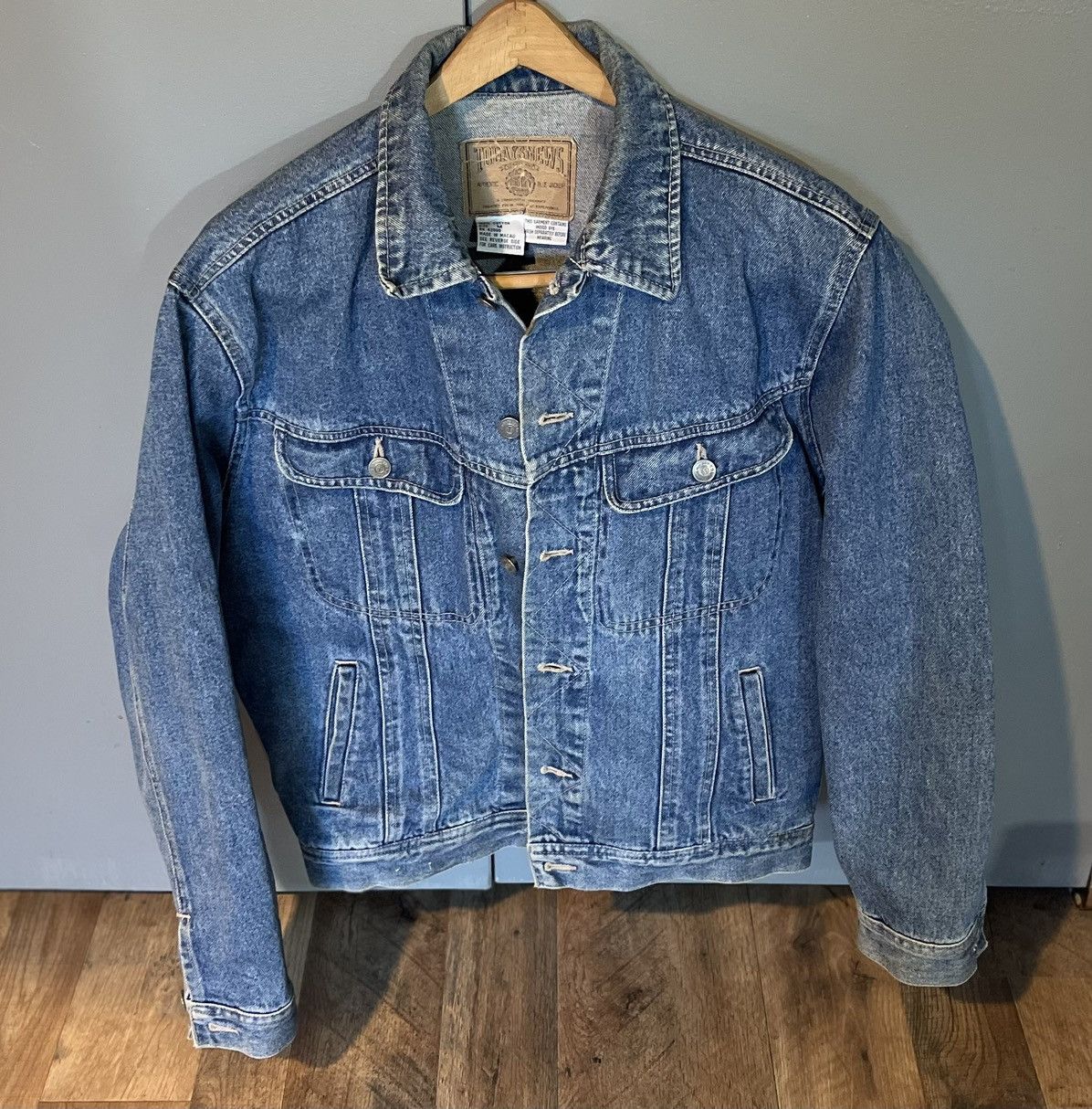 Denim Jacket × Streetwear × Vintage Today s News Denim Jacket Grailed