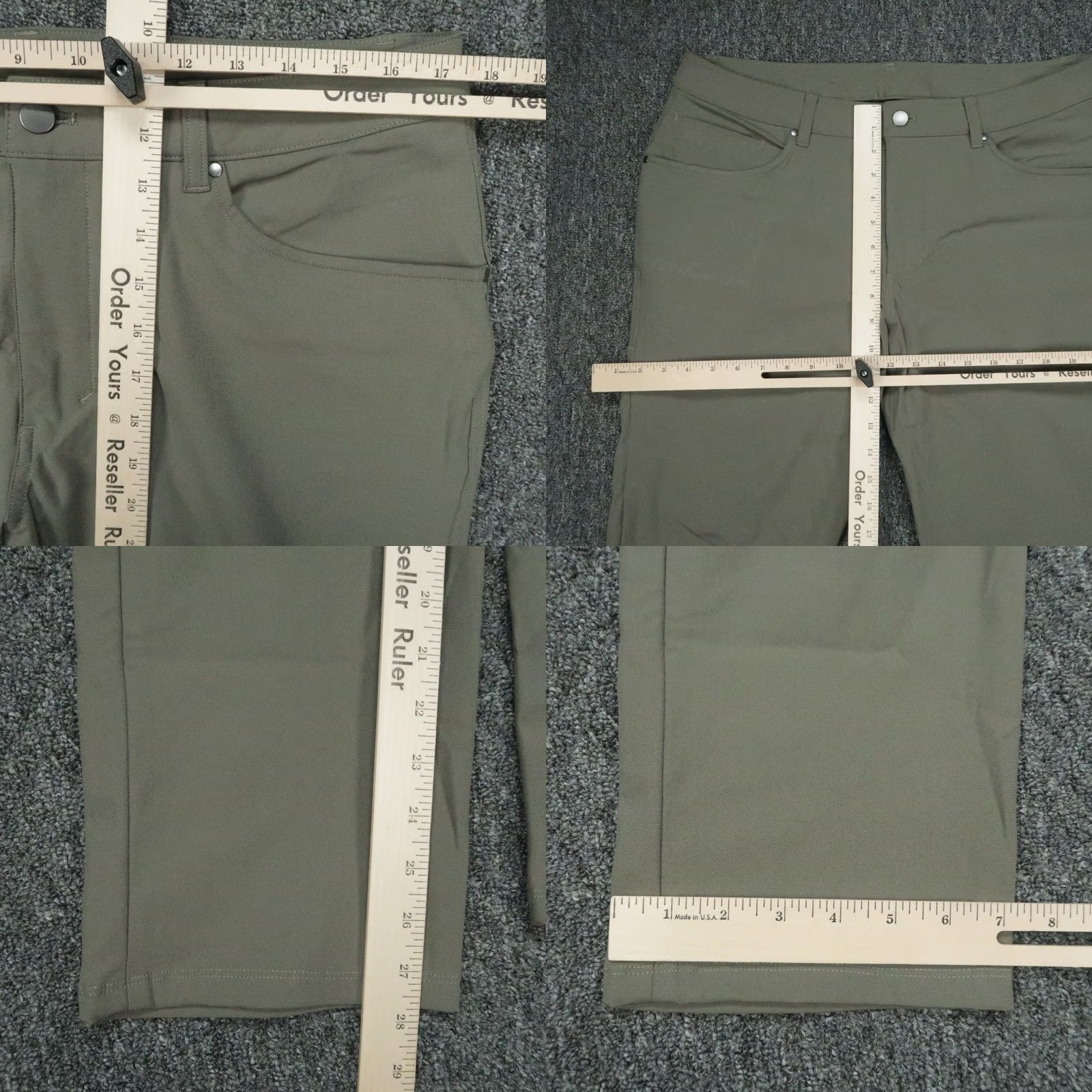 Lululemon Lululemon Pants Mens 34x28 Green ABC Classic 5 Pocket Trouser Warpstreme Shirt? Size US 34 / EU 50 - 8 Thumbnail