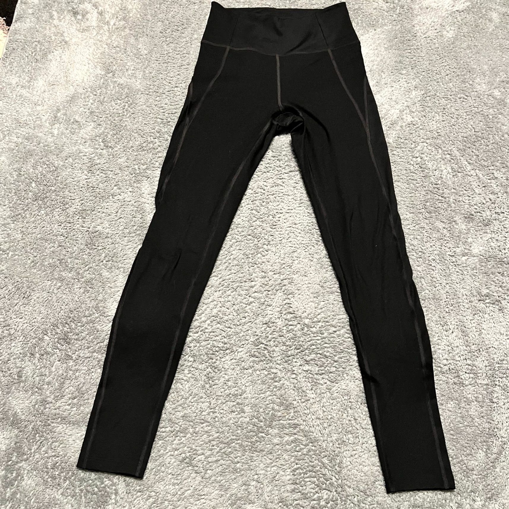 Girlfriend Collective Girlfriend Collective Leggings Pants Womens Small Black High Rise Ankle Womens S Black Leggings Size 28" / US 6 / IT 42 - 2 Thumbnail