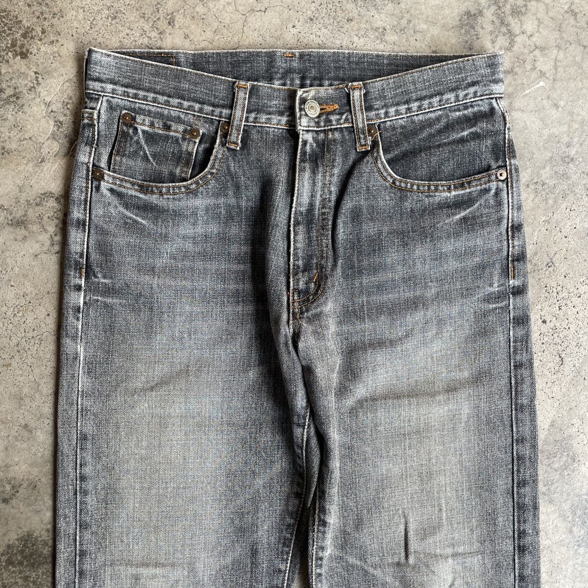 Vintage 🔥Vintage Bobson Chessking Stoned Washed Distress Denim Jeans Size US 31 - 2 Thumbnail
