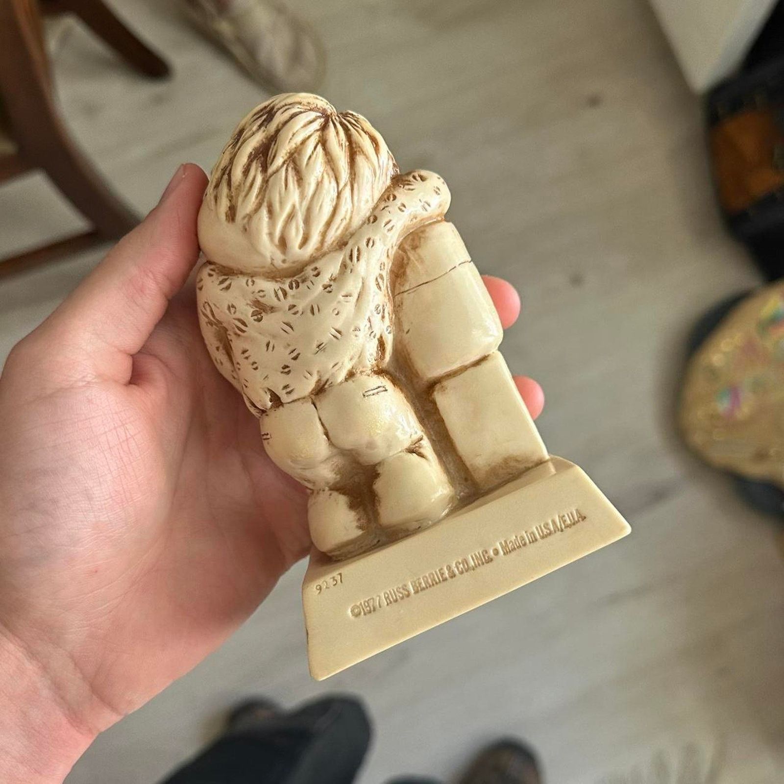 Vintage Vintage 70s Russ Berrie Co Coffee Novelty Character Figure Size ONE SIZE - 3 Thumbnail