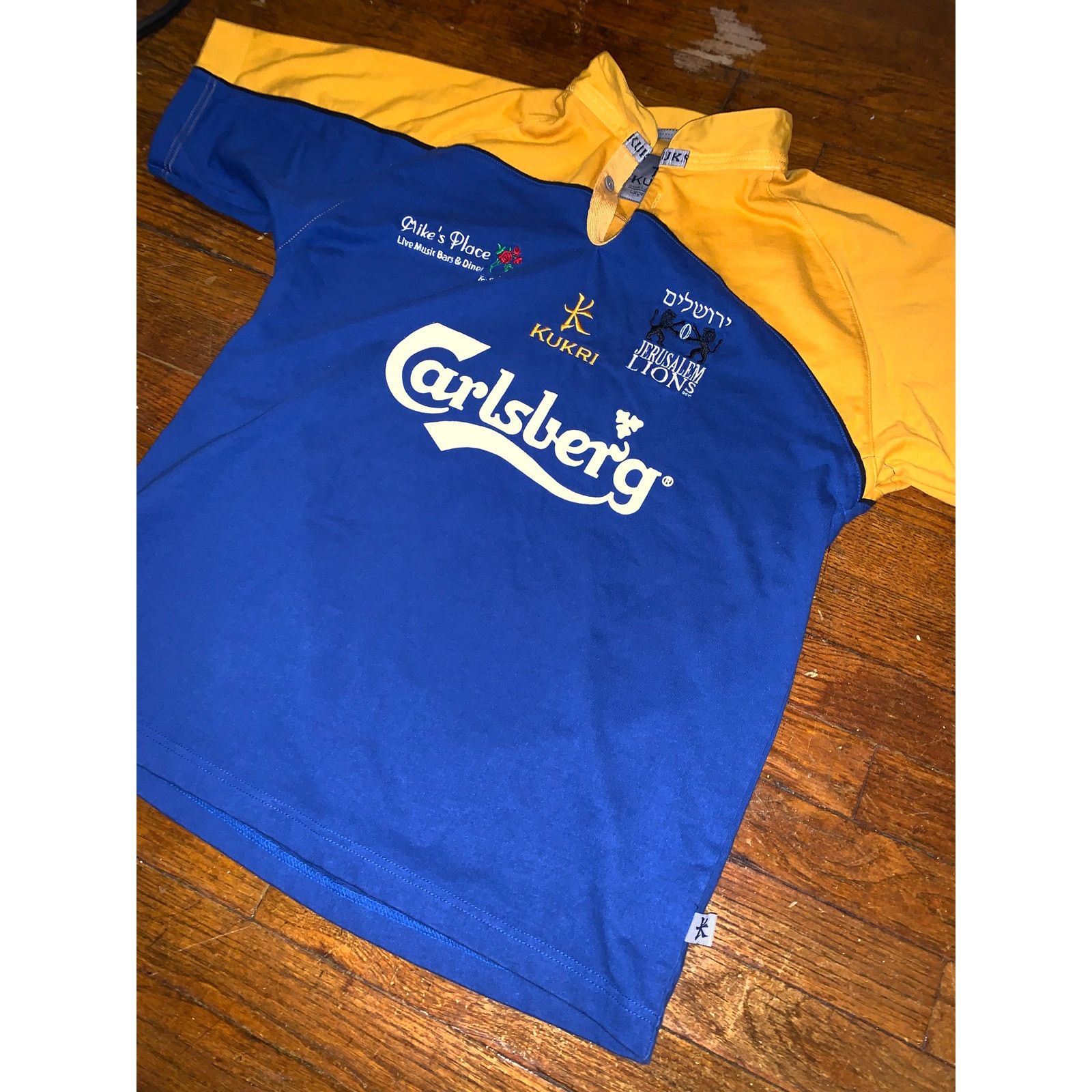 Other Jerusalem Lions Rugby Jersey Large Kukri Carlsberg Sponsor Size US L / EU 52-54 / 3 - 3 Thumbnail