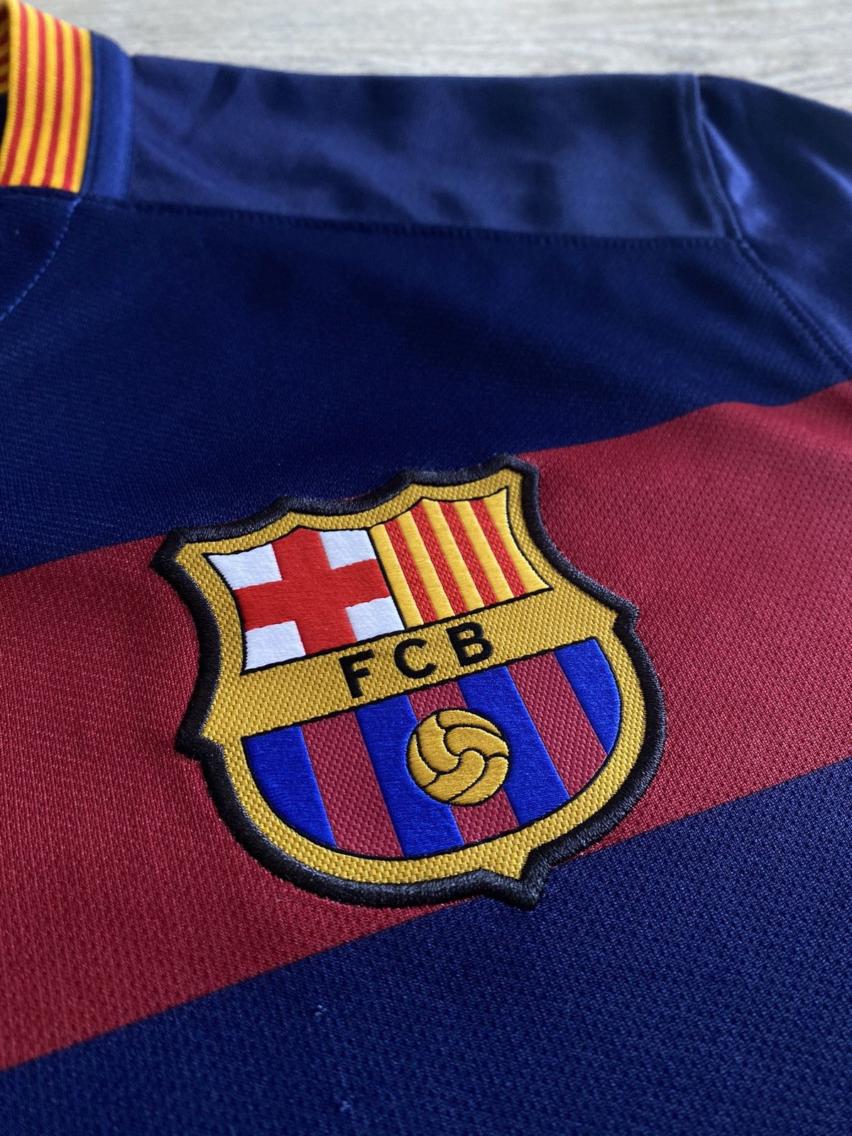 Nike Nike Barcelona 2015/2016 Home Kit Soccer Jersey Blokecore Size US XL / EU 56 / 4 - 6 Thumbnail
