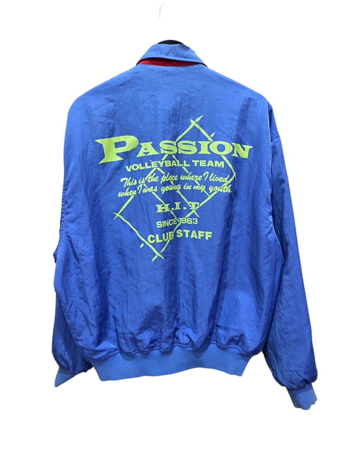 Vintage VINTAGE 80S VOLLEYBALL VARSITY REVERSIBLE JACKET Size US L / EU 52-54 / 3 - 1 Thumbnail