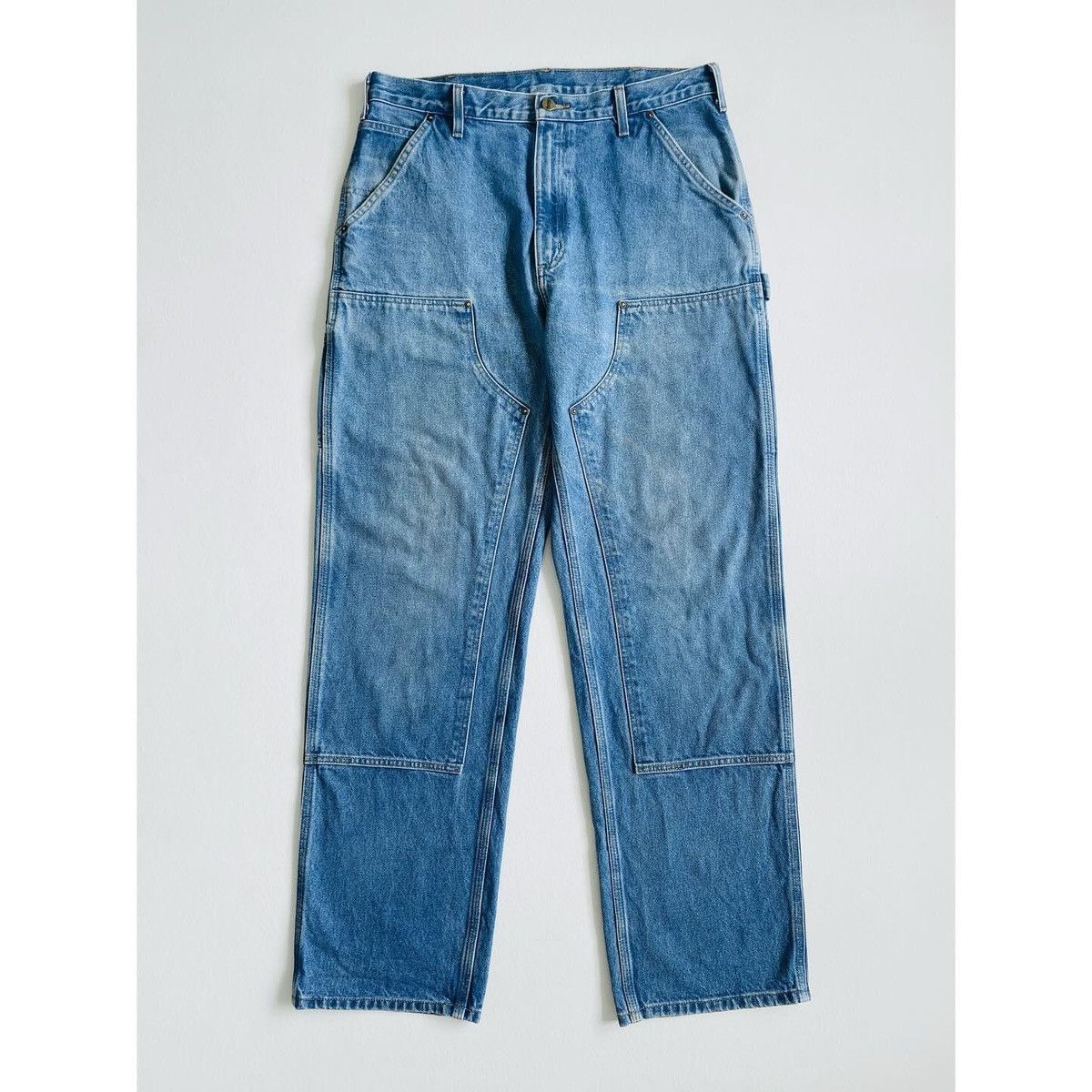 Image of Carhartt Double Knee in Blue, Men's (Size 34)