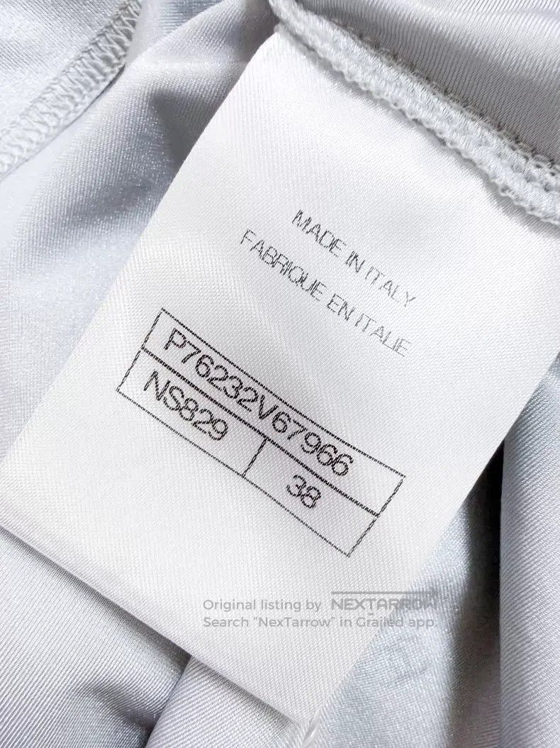 Chanel Chanel Gray full-print small logo square collar bottom sho Size XS / US 0-2 / IT 36-38 - 6 Thumbnail