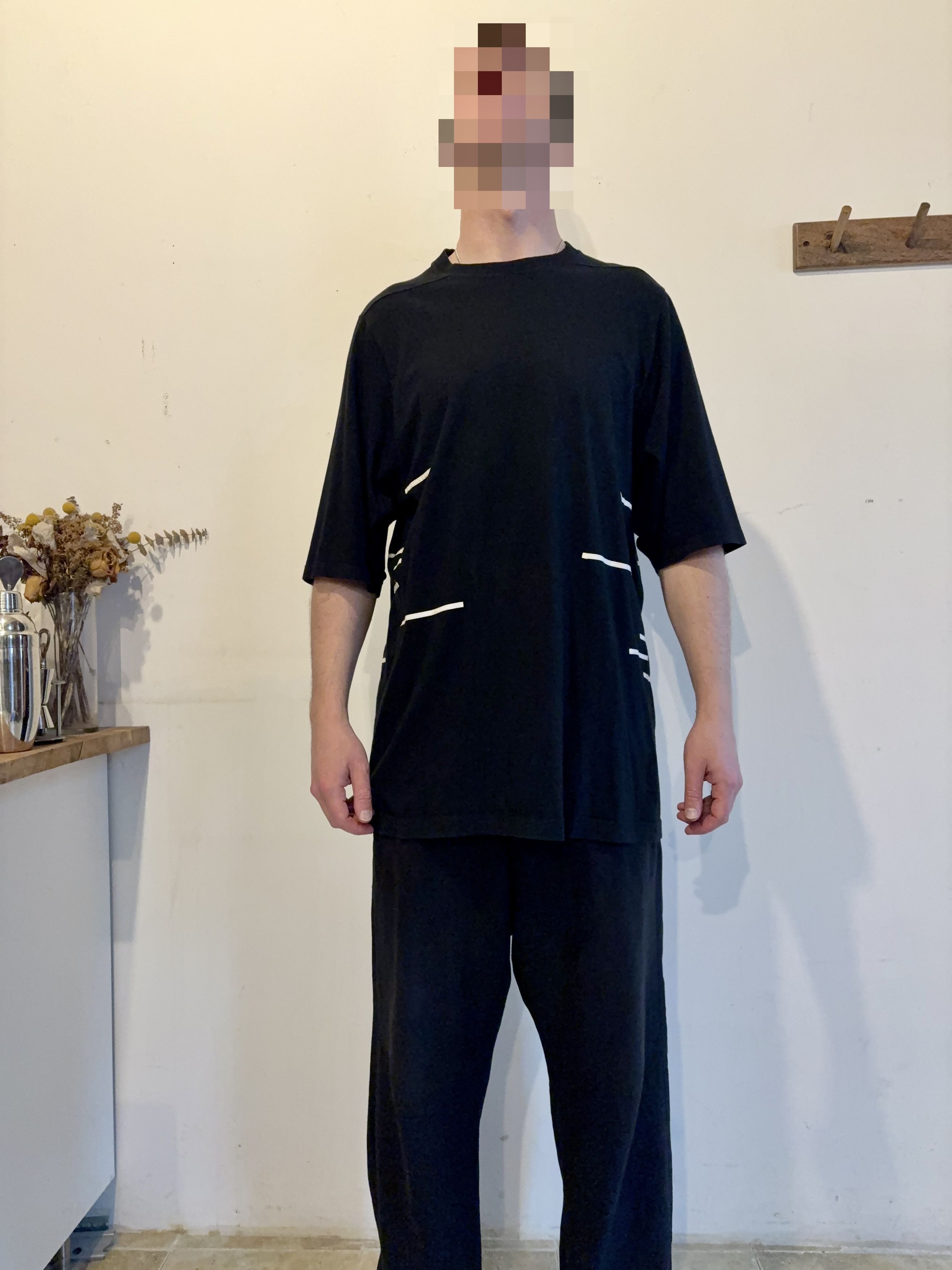 Rick Owens Drkshdw Rick Owens Drkshdw Stripe detail T Shirt Size US L / EU 52-54 / 3 - 1 Thumbnail
