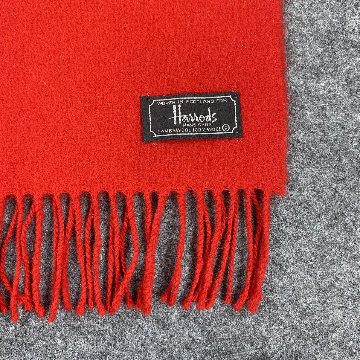 Harrods × Vintage Harrods Scarf # Muffler # Neckwear # D109 Size ONE SIZE - 3 Thumbnail