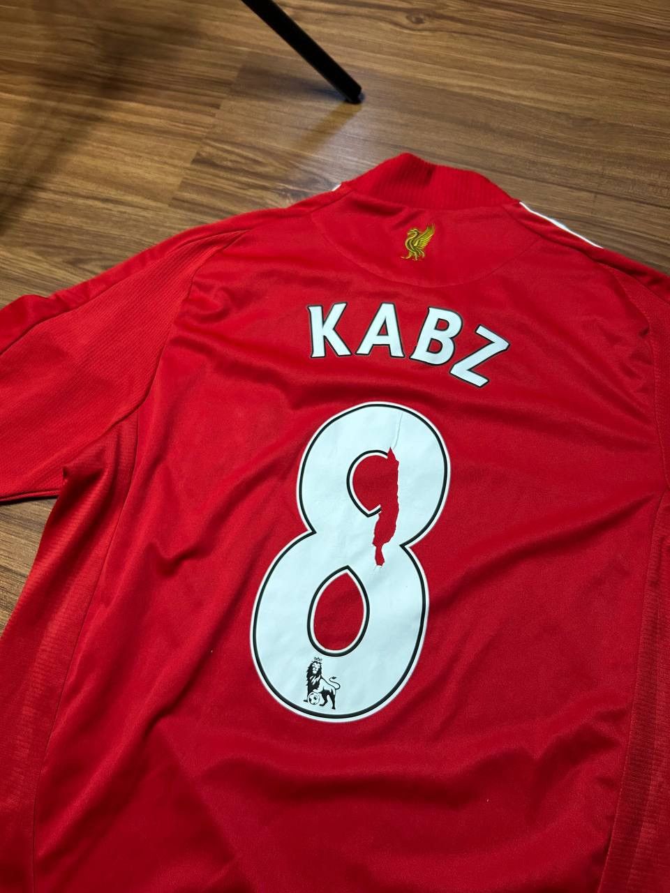 Vintage FC Liverpool season 2008/09 number 8 size L Size US L / EU 52-54 / 3 - 4 Thumbnail