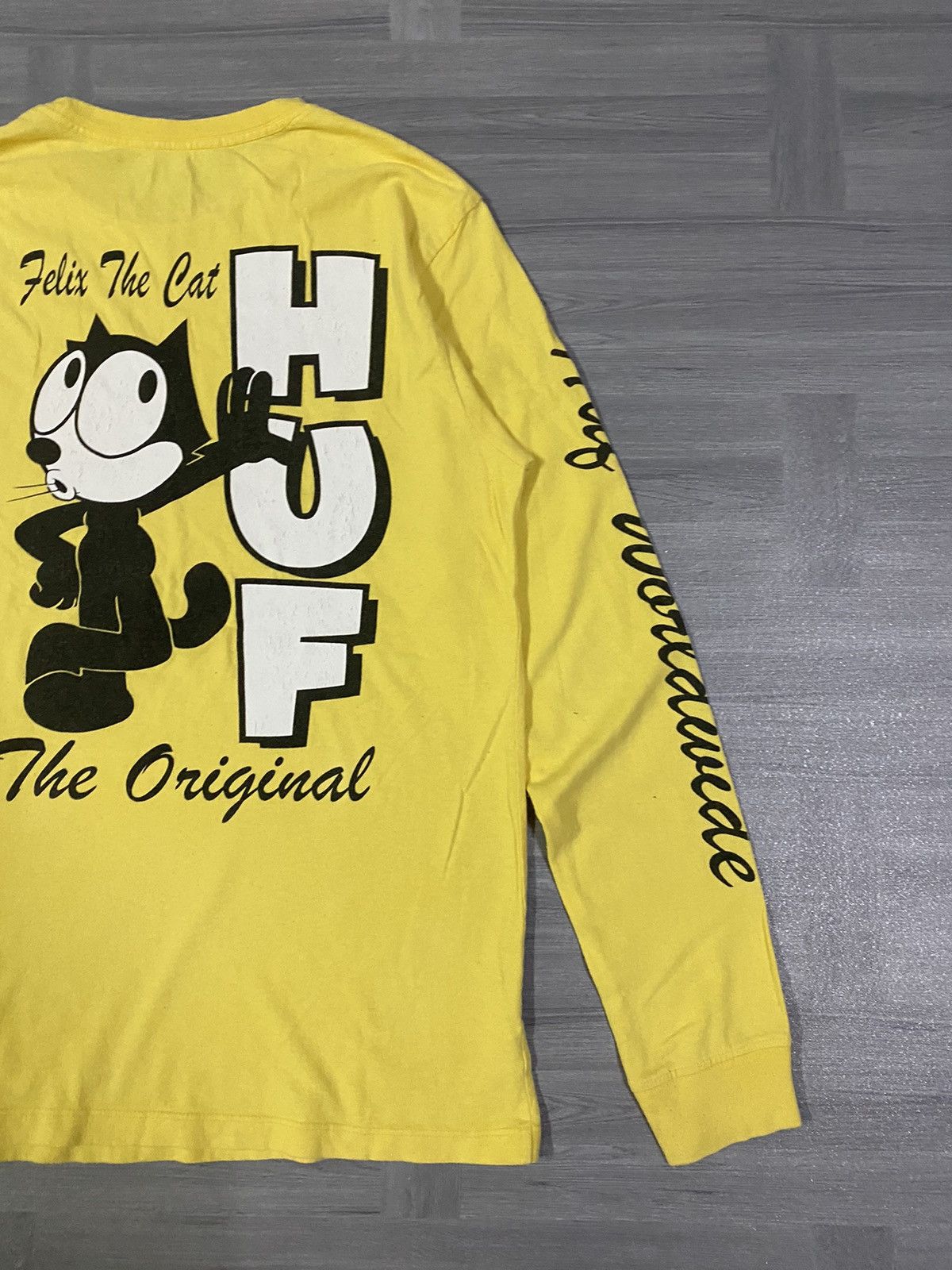 Huf Huf x Felix The Cat Graphics Yellow Long Sleeve Size US S / EU 44-46 / 1 - 4 Thumbnail