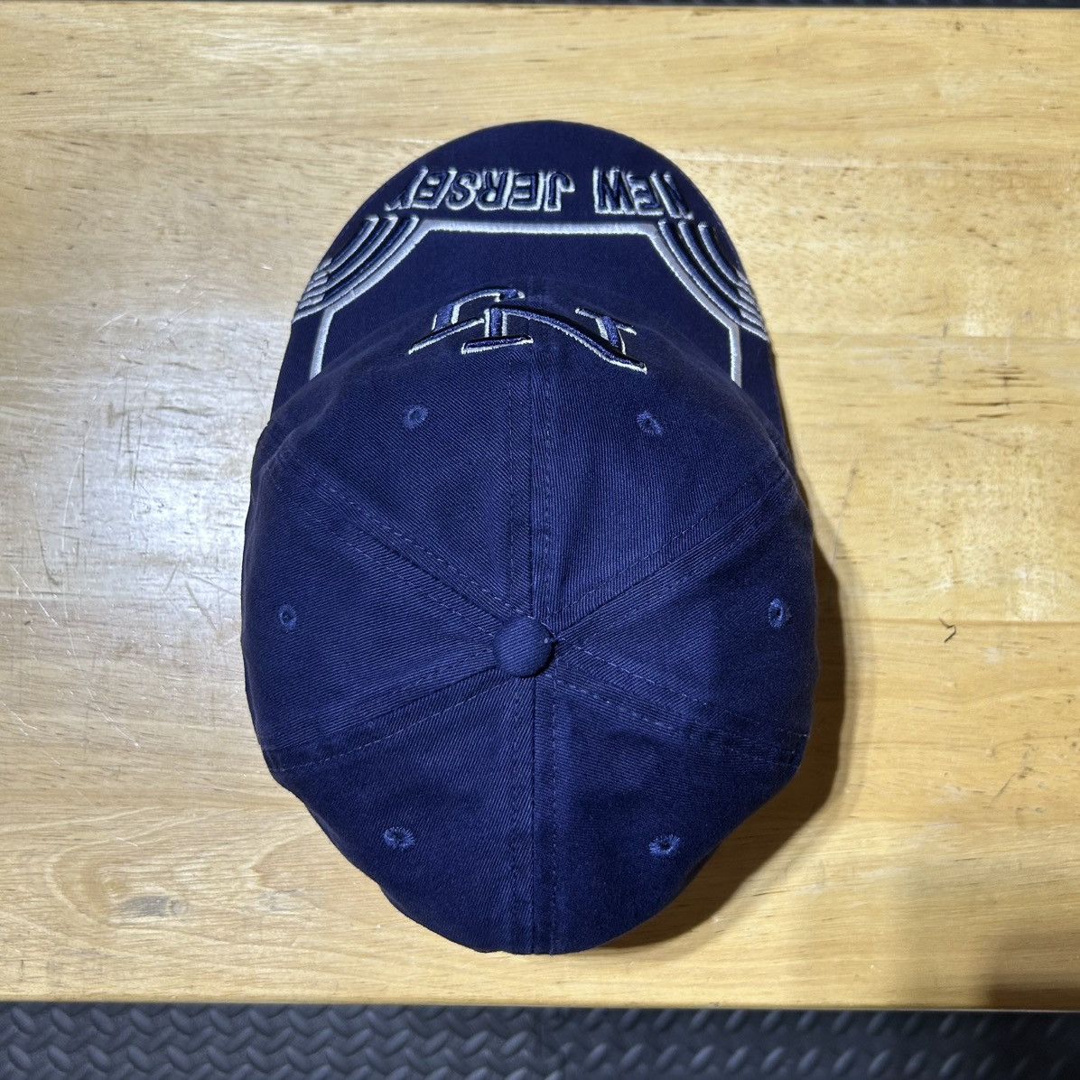 Vintage Vintage New Jersey Hat Cap USA Flag Strapback Embroidery O/S Size ONE SIZE - 6 Thumbnail