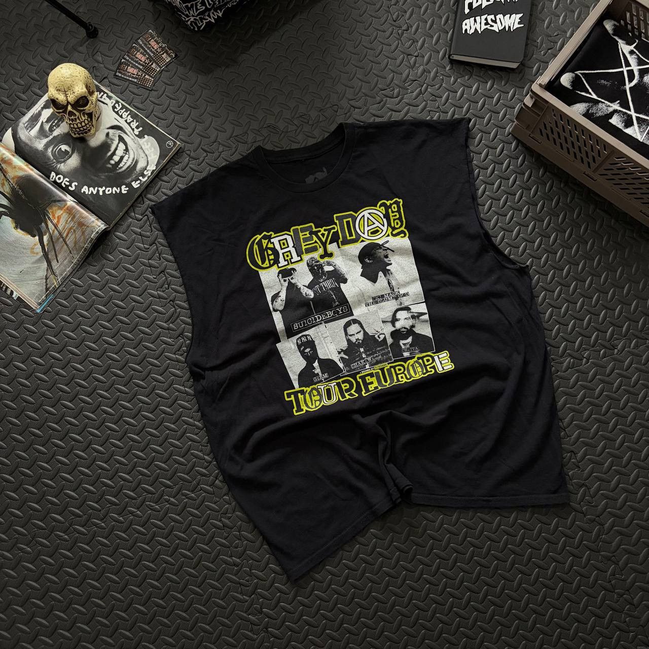 Fuck The Population × G59 Records Suicideboys Grey Day Tour Europe 2023 12 Tee T-shirt FTP Size US XXL / EU 58 / 5 - 4 Thumbnail