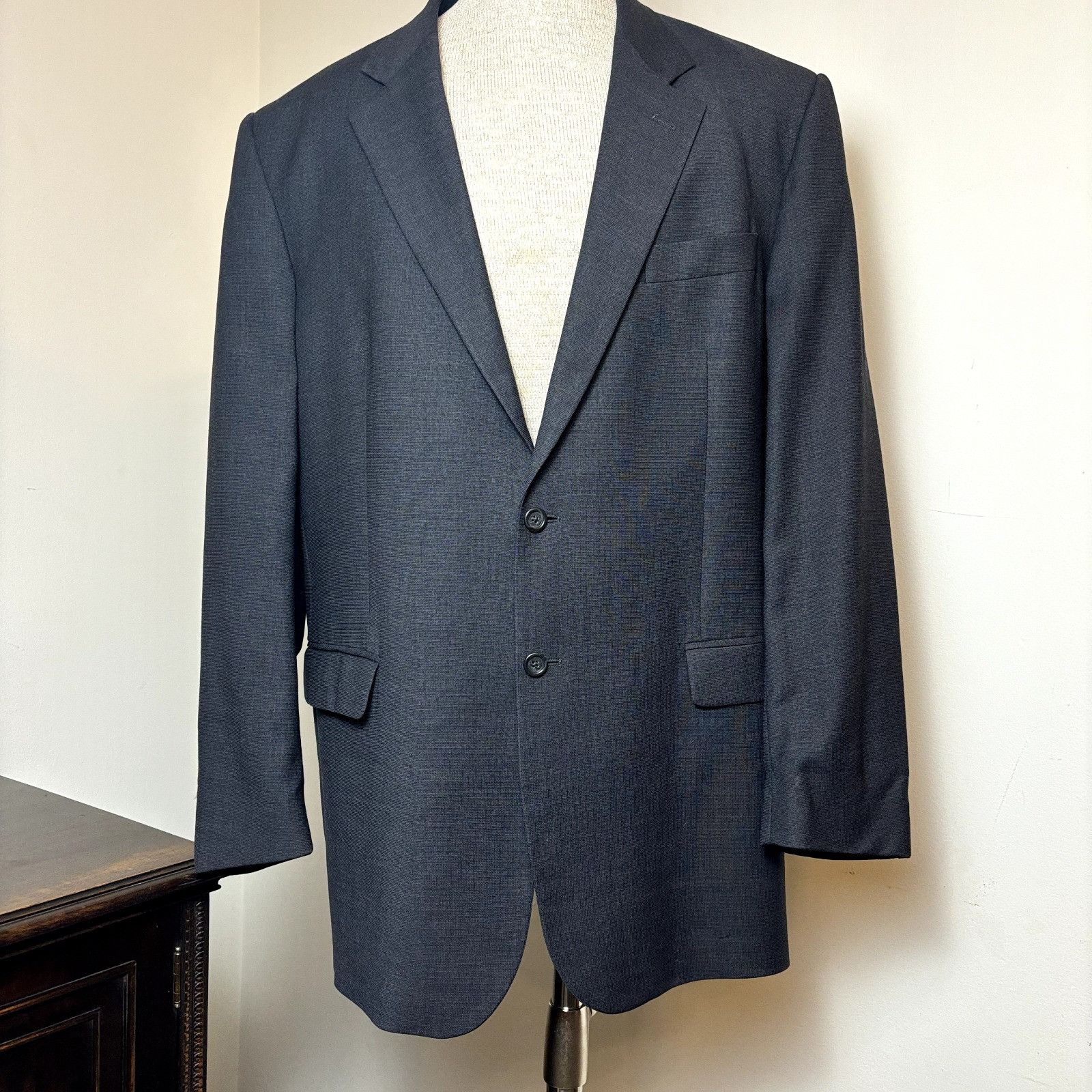 Pronto Uomo Pronto Uomo Sport Coat Blazer Natural Stretch Men's 48 XL Br Size 48R - 12 Thumbnail