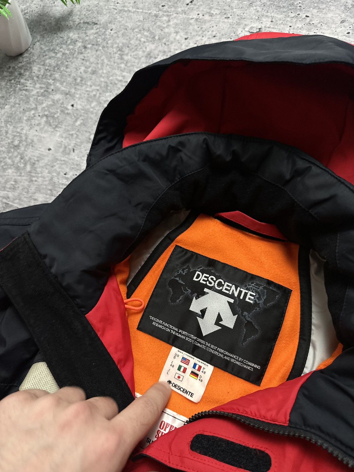Descente Vintage 90s Descente Ski Goggle Pocket Jacket Titan Thermo Size US S / EU 44-46 / 1 - 5 Thumbnail