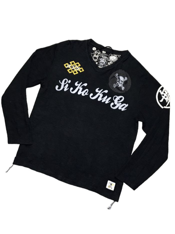 Japanese Brand Rare Black Japonism Mind Long Sleeve T-Shirt Size US XL / EU 56 / 4 - 1 Thumbnail