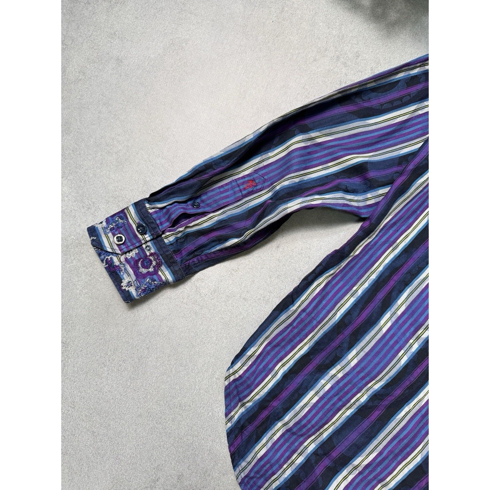 Robert Graham Robert Graham Multicolored Long Sleeve Button Up Shirt Size US M / EU 48-50 / 2 - 18 Thumbnail