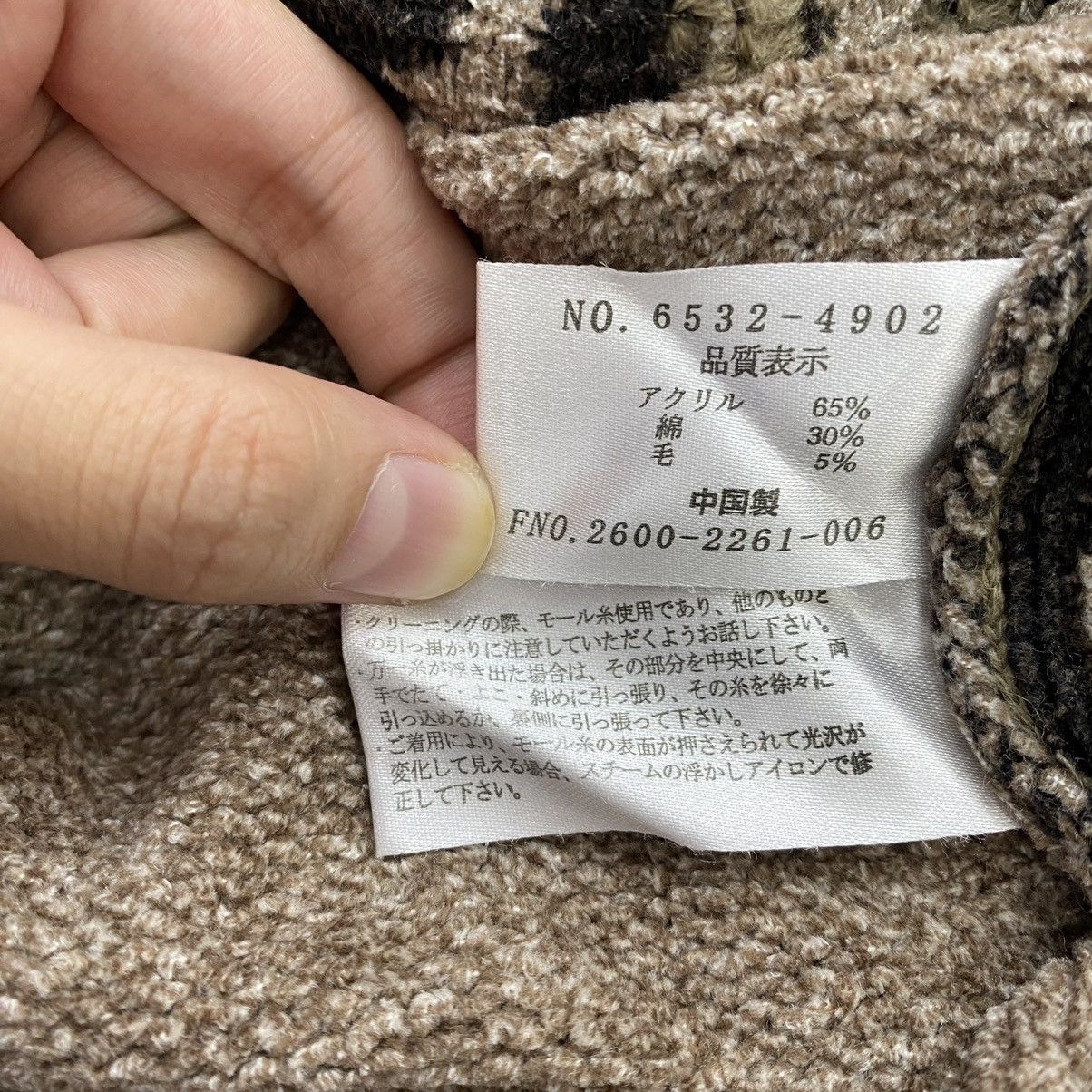 Other PATRIZIO FRANCESCA ITALY Overprint Design Wool Brown Sweater Size US M / EU 48-50 / 2 - 6 Thumbnail