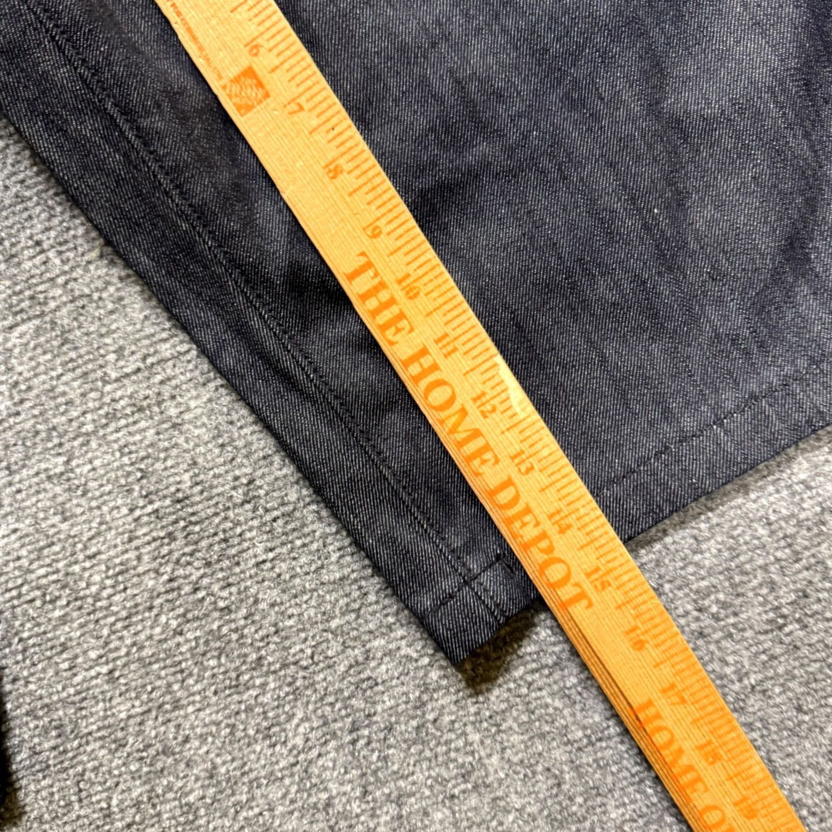 Denime VINTAGE Sean John Denim Jean Shorts Men 40 Dark Washed Black Wide Leg Baggy Jeans Shorts Mens 40 Black Wide-Leg Baggy Size US 40 / EU 56 - 6 Thumbnail