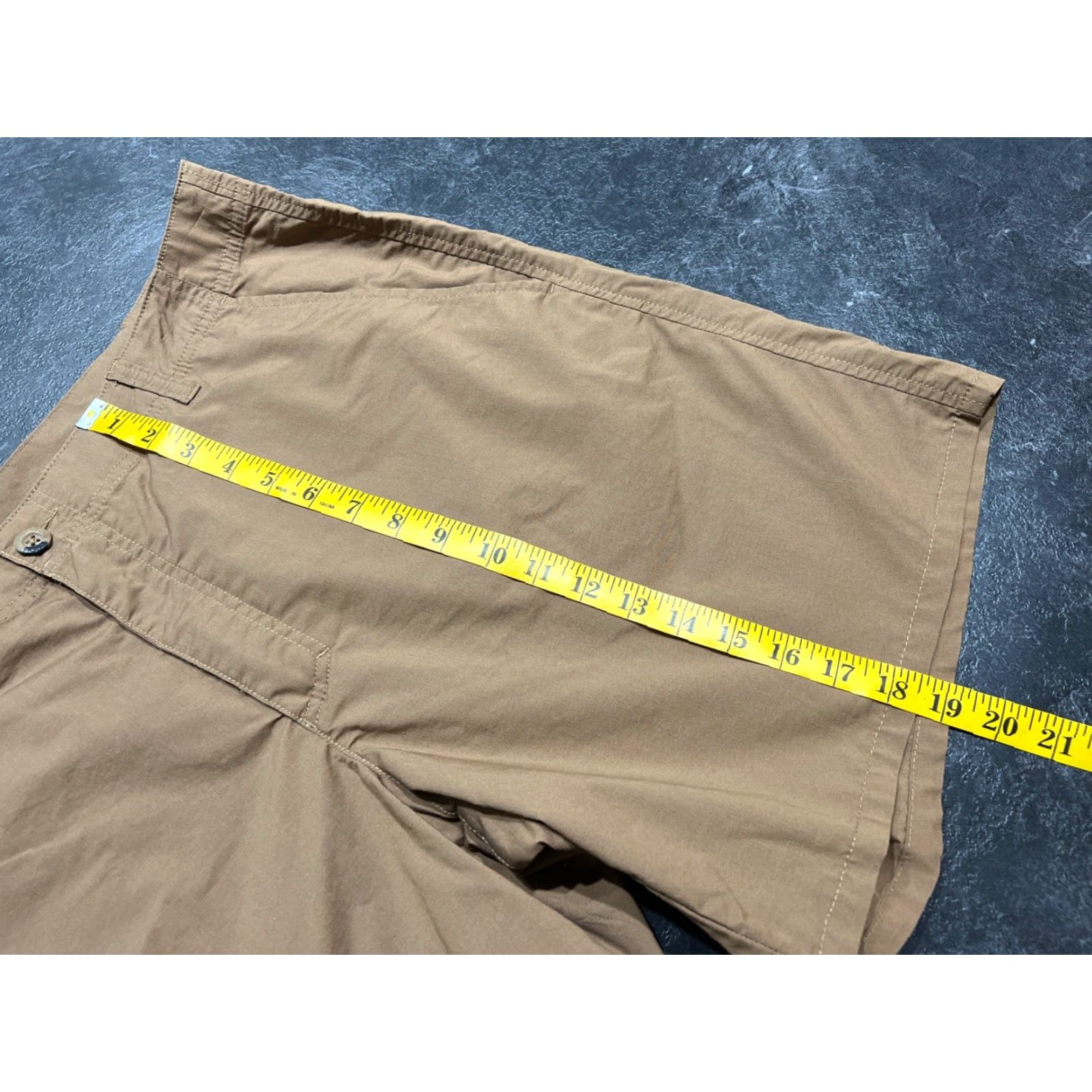 Vintage Columbia Brown Hiking Shorts Mens Size 38 Regular Cotton Activewear Size US 40 / EU 56 - 3 Thumbnail