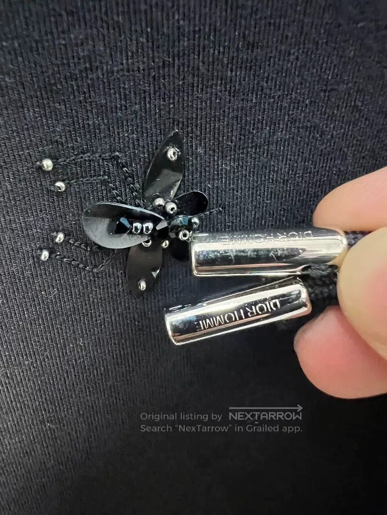 Dior Dior Black show patch embroidered little bee logo hoodie Size US XS / EU 42 / 0 - 3 Thumbnail