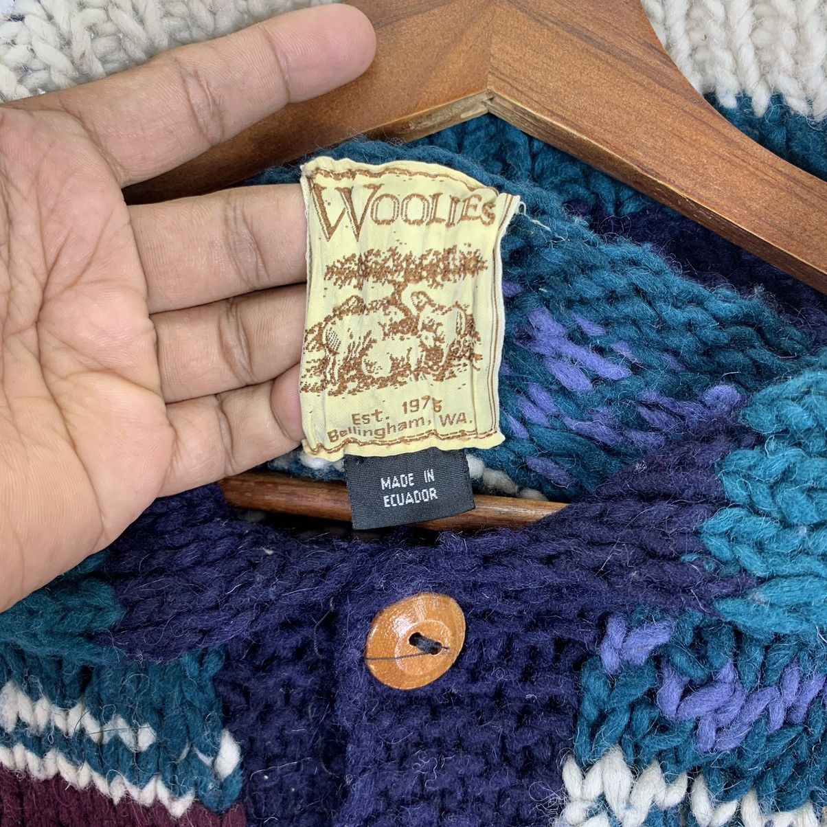 Vintage Vintage 70s Woolies Hunting Cable Knit Sweater Size US L / EU 52-54 / 3 - 6 Thumbnail