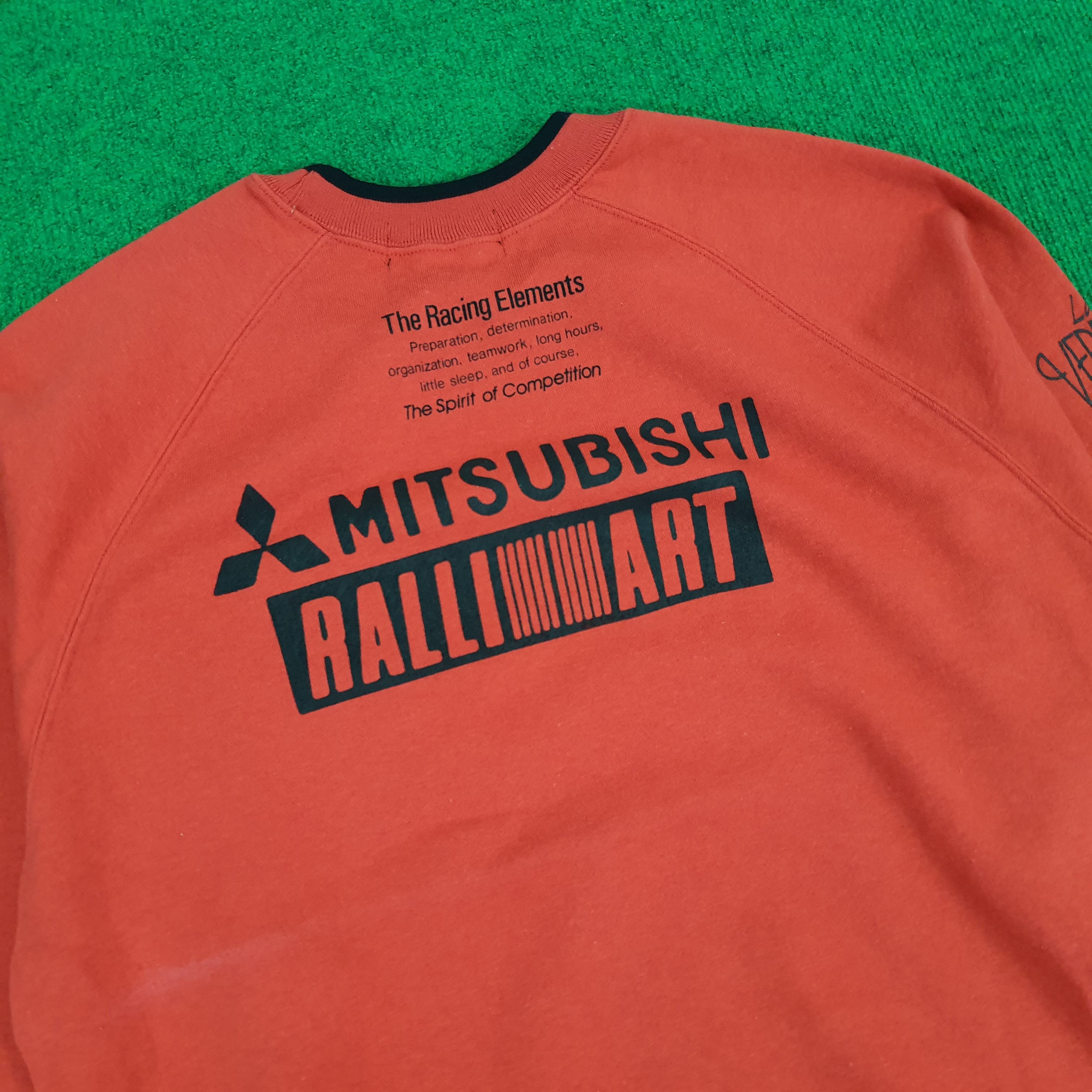 Japanese Brand × Vintage Vintage Mitsubishi RalliArt Motorsports Racing Sweatshirt Size US S / EU 44-46 / 1 - 2 Thumbnail