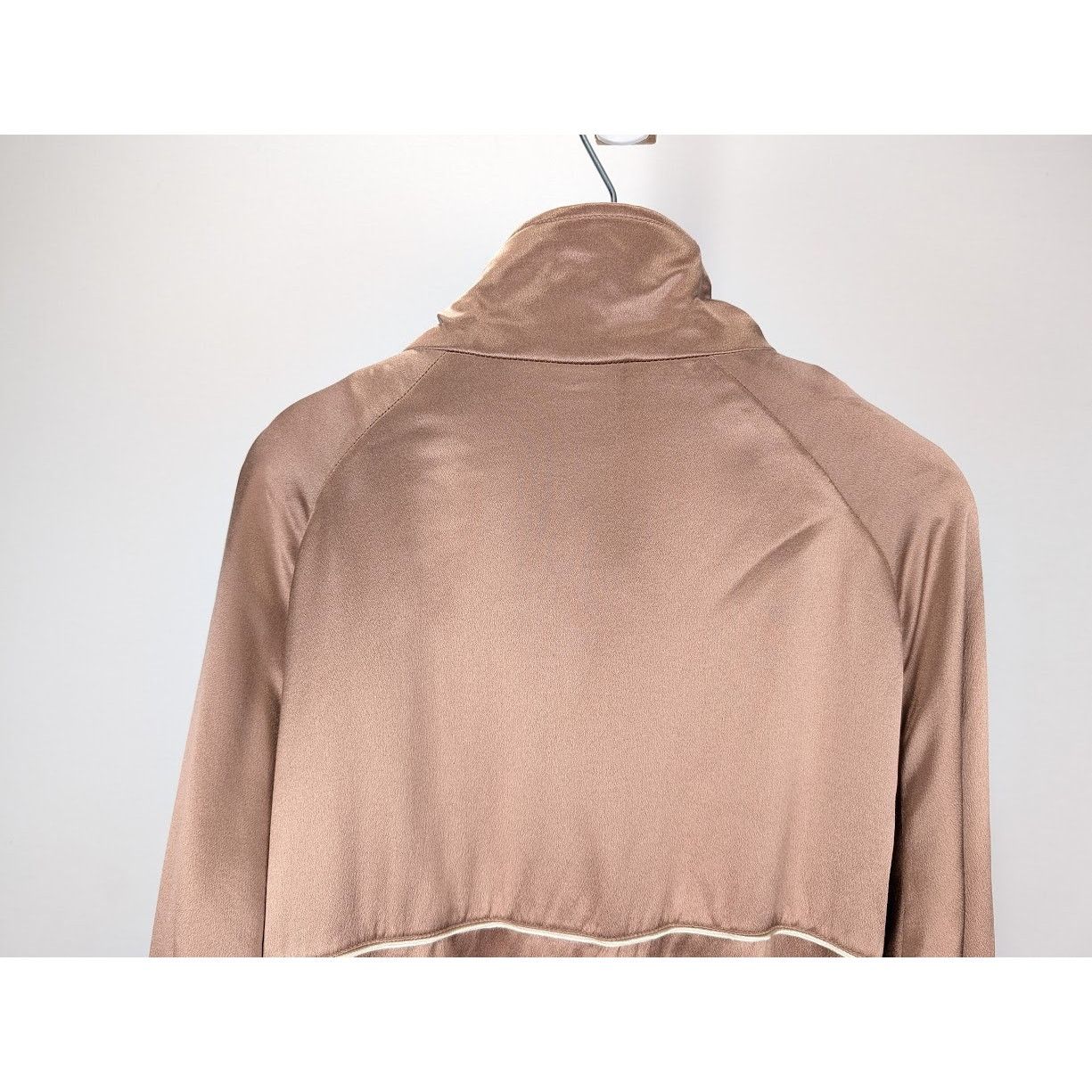 Saint Laurent Paris o1rshd1 Satin De Soie Jacket in Peau Size US L / EU 52-54 / 3 - 14 Thumbnail