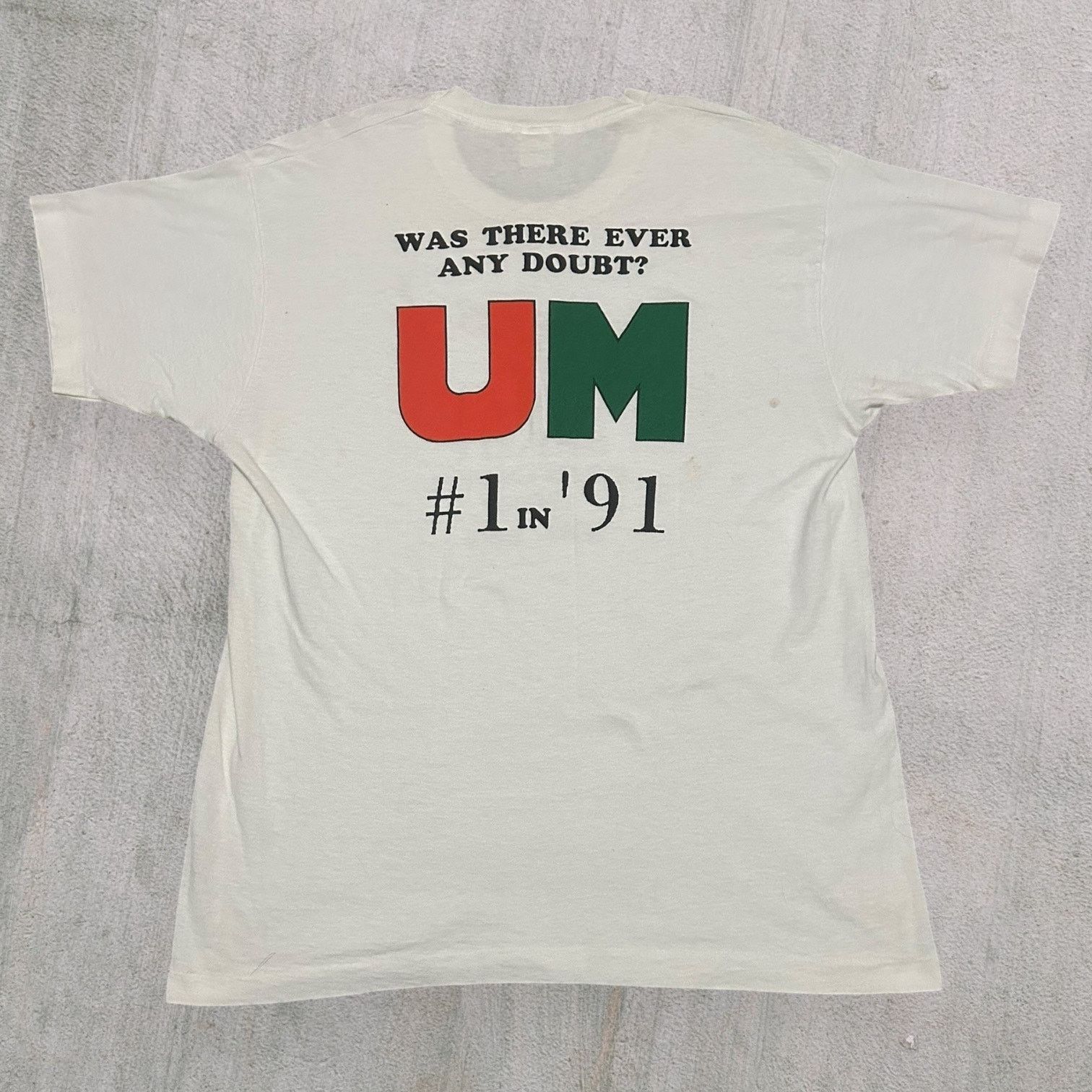 Fruit Of The Loom Canes the dynasty continues 90s Size US XL / EU 56 / 4 - 2 Thumbnail