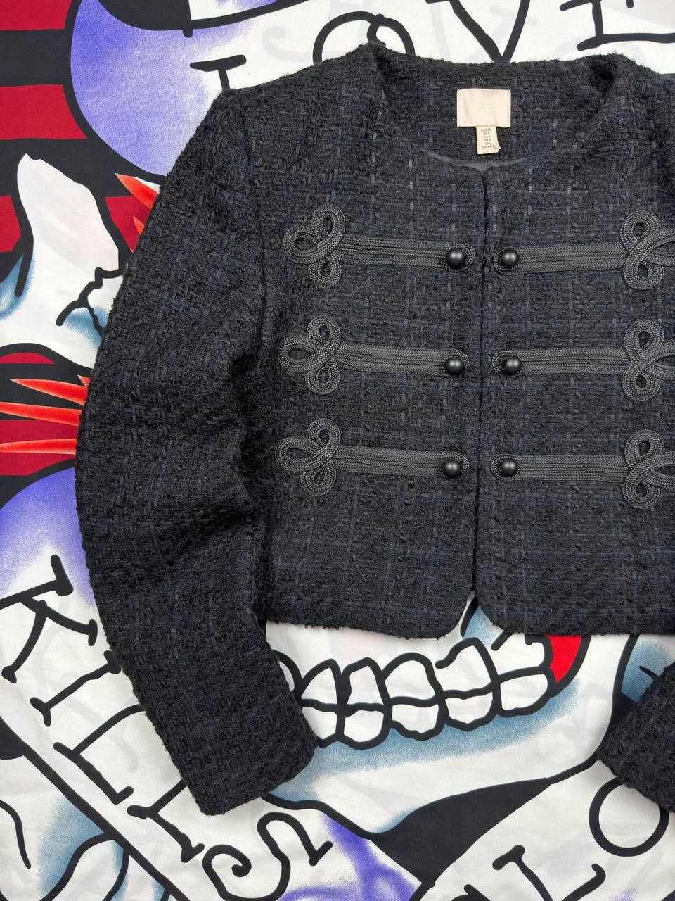 H&M H&M Wowen Napoleon/Hussar style rope trim military jacket Size S / US 4 / IT 40 - 2 Thumbnail
