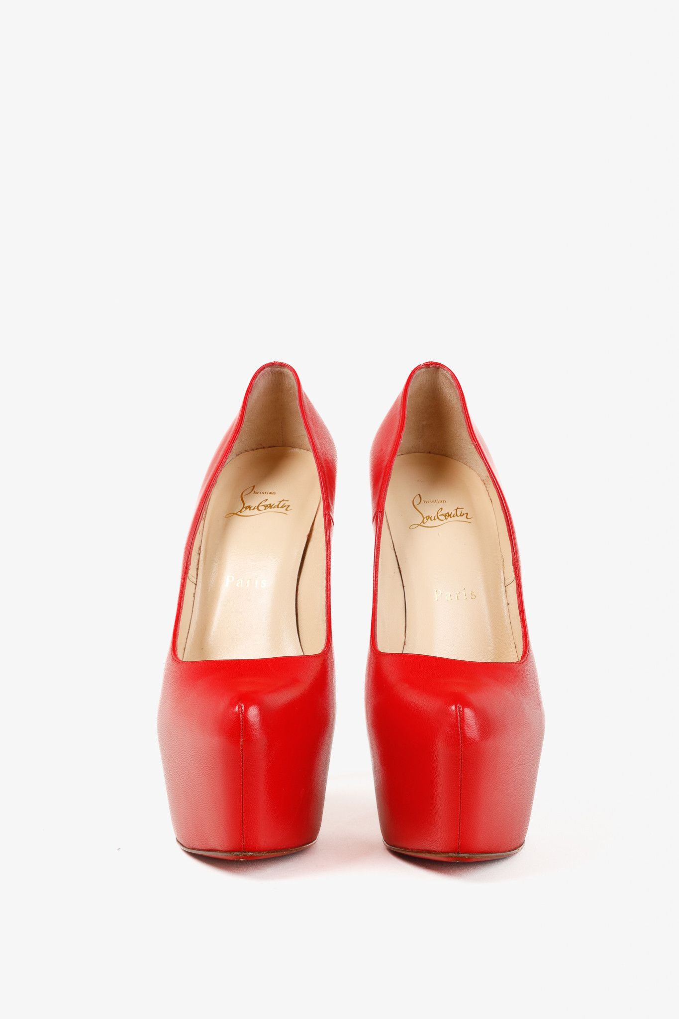 Christian Louboutin Christian Louboutin Daffodile 160 Kid-Leather Platform Pumps Size US 8.5 / IT 38.5 - 2 Thumbnail