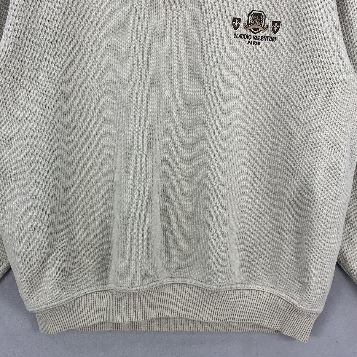 Japanese Brand Claudio Valentino Paris Vintage Pullover Sweatshirt Size US L / EU 52-54 / 3 - 6 Thumbnail