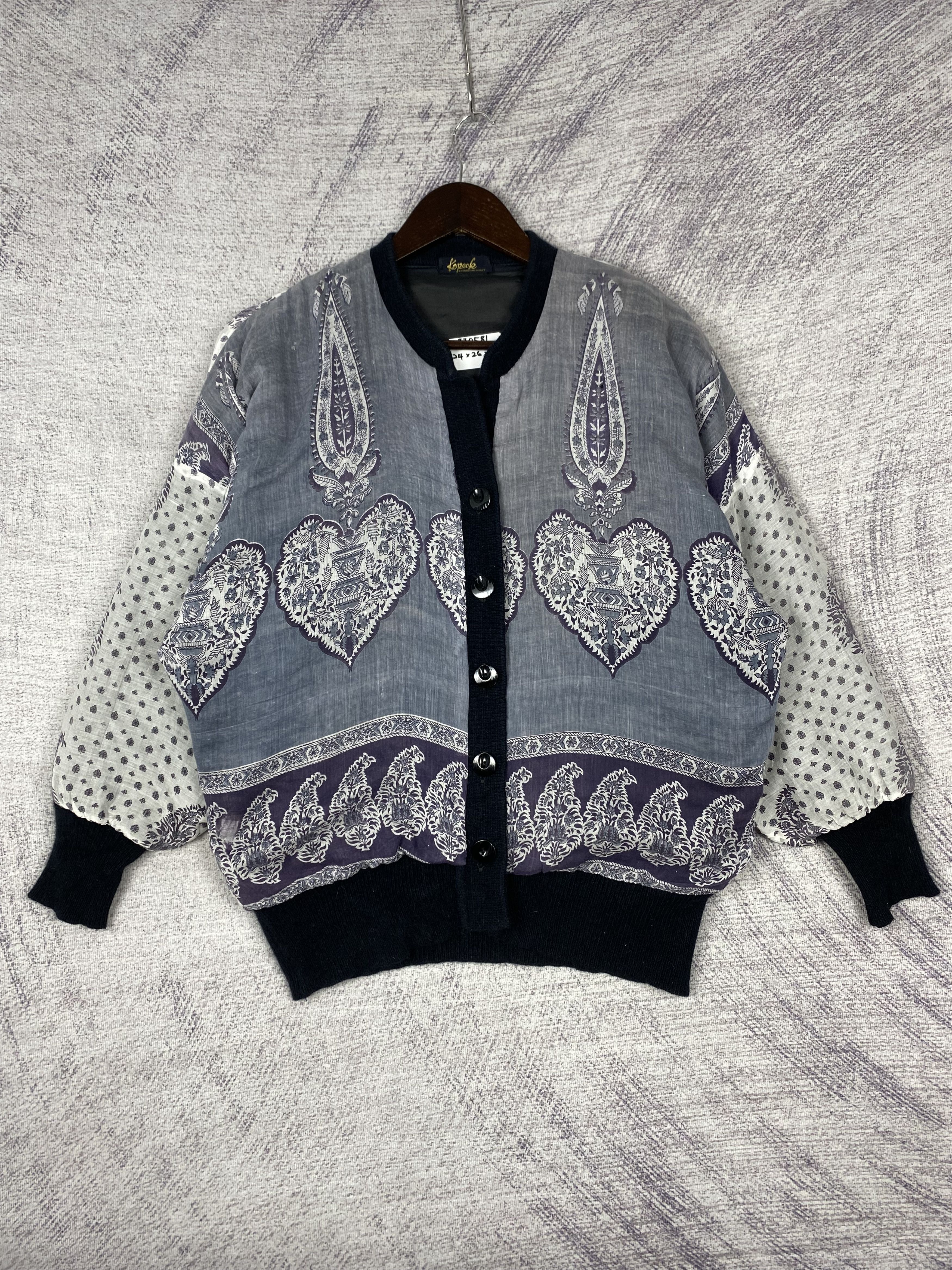 Japanese Brand Vintage Japanese Patchwork Bandana Bomber Jacket Size US M / EU 48-50 / 2 - 1 Thumbnail