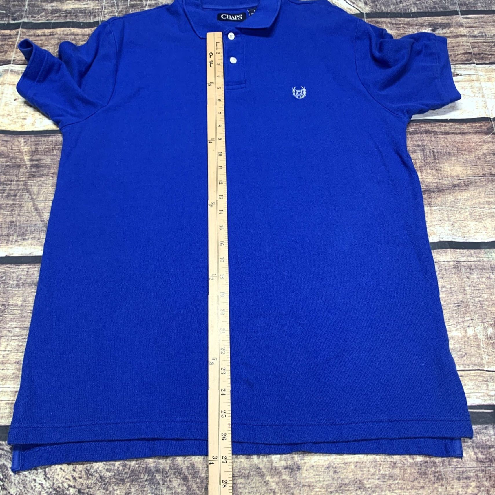 Chaps Chaps Polo Shirt Mens Medium Blue Casual Embroidered Beach Golf Lounge Cotton Size US M / EU 48-50 / 2 - 4 Thumbnail