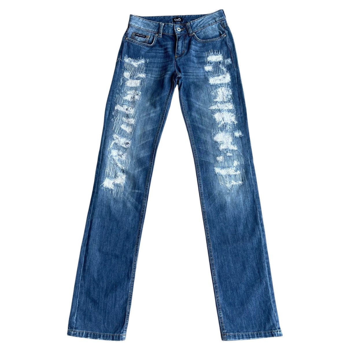 Dolce & Gabbana Dolce & Gabanna Distressed Ripped Jeans Size 28’ Size 28" / US 6 / IT 42 - 2 Thumbnail