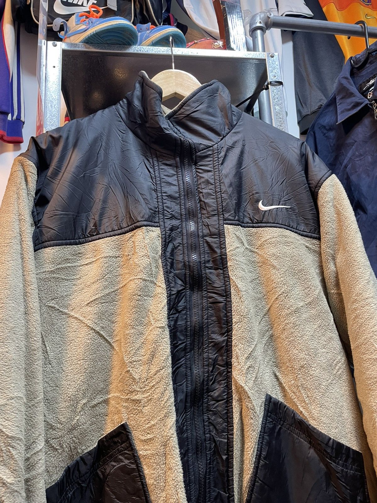 Nike Vintage Nike Fleece Jacket Size US XL / EU 56 / 4 - 2 Thumbnail