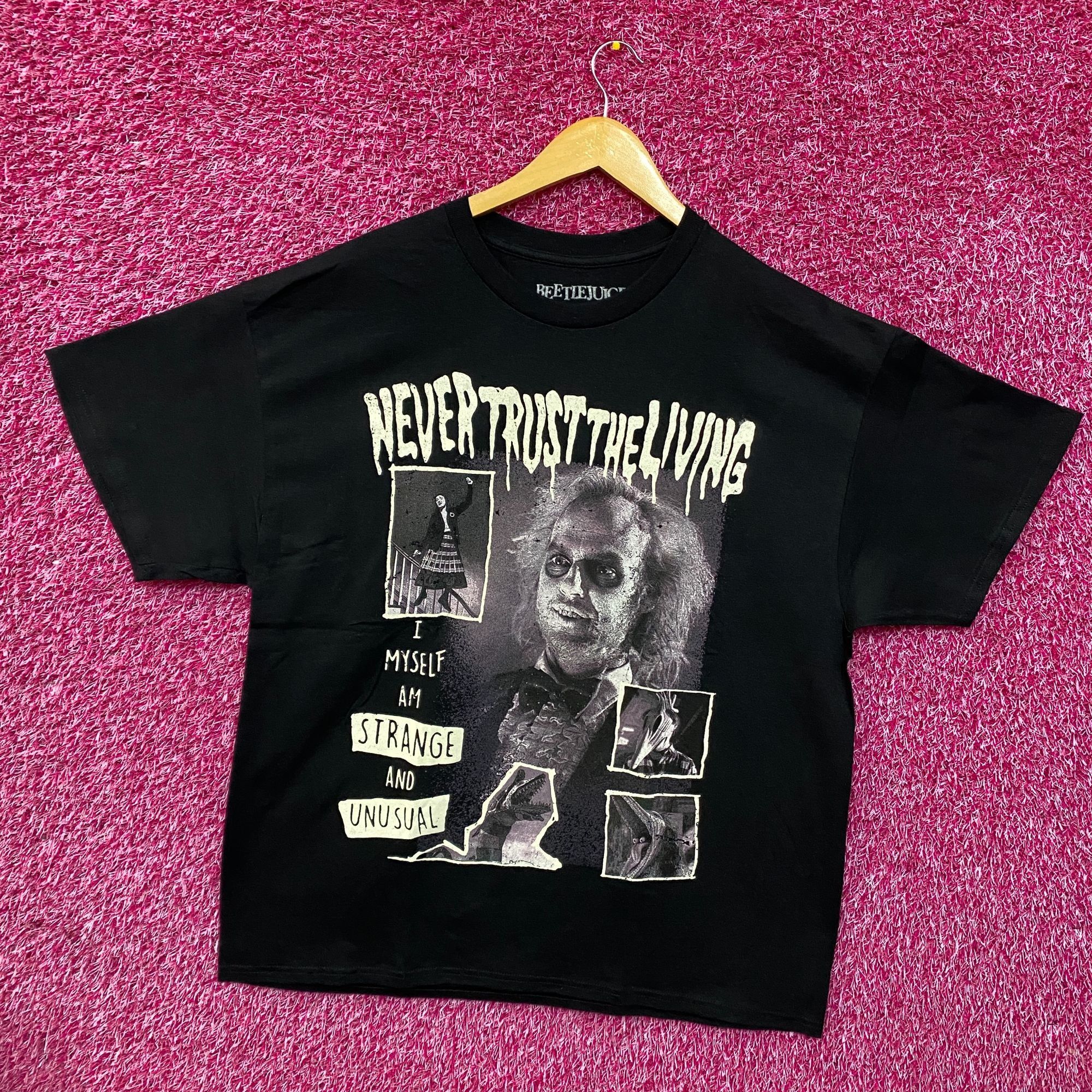 Ripple Junction Beetle Juice Never Trust The Living Collage Graphic T-Shirt Size US XL / EU 56 / 4 - 3 Thumbnail
