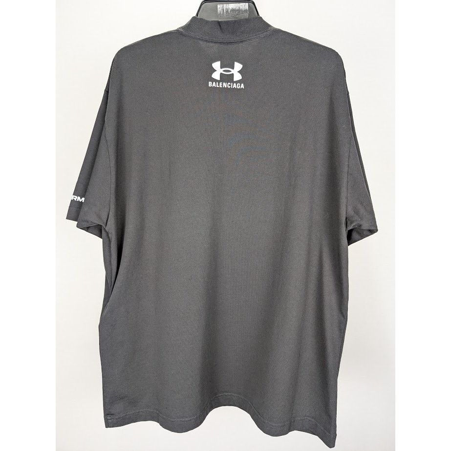 Balenciaga × Under Armour o1rshd1 Q:2 / Print Vint Medium Fit T-Shirt in Black Size US S / EU 44-46 / 1 - 11 Thumbnail