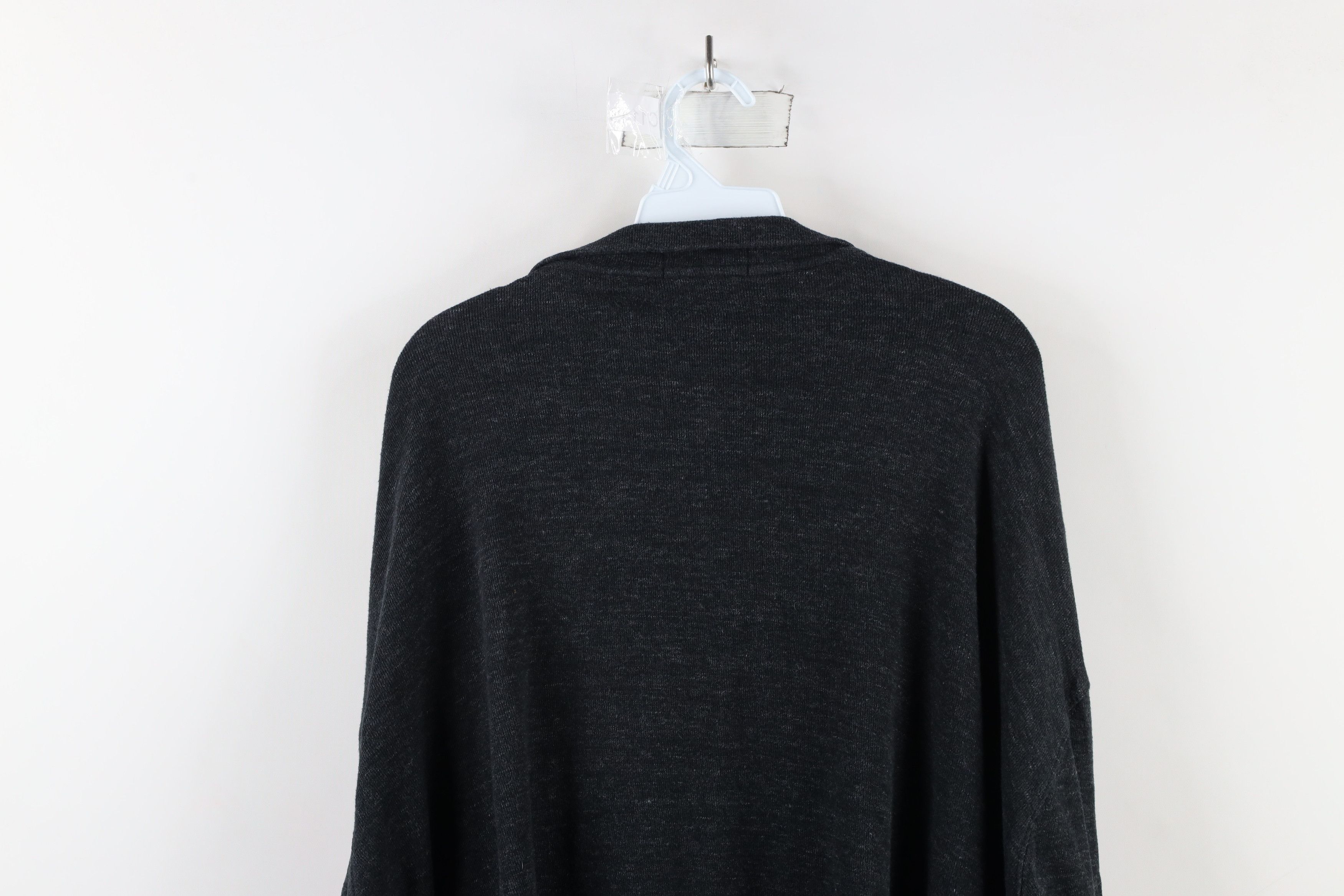 Ralph Lauren × Vintage Ralph Lauren Rib Ribbed Knit Half Zip Sweater Dark Gray Size US XXL / EU 58 / 5 - 8 Thumbnail