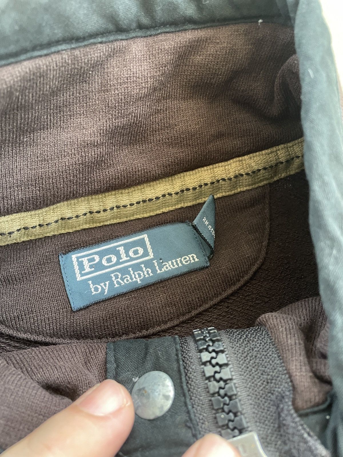 Polo Ralph Lauren × Vintage VINTAGE POLO RALPH LAUREN SUN FADED TALON BUTTON SWEATSHIRT Size US L / EU 52-54 / 3 - 7 Thumbnail
