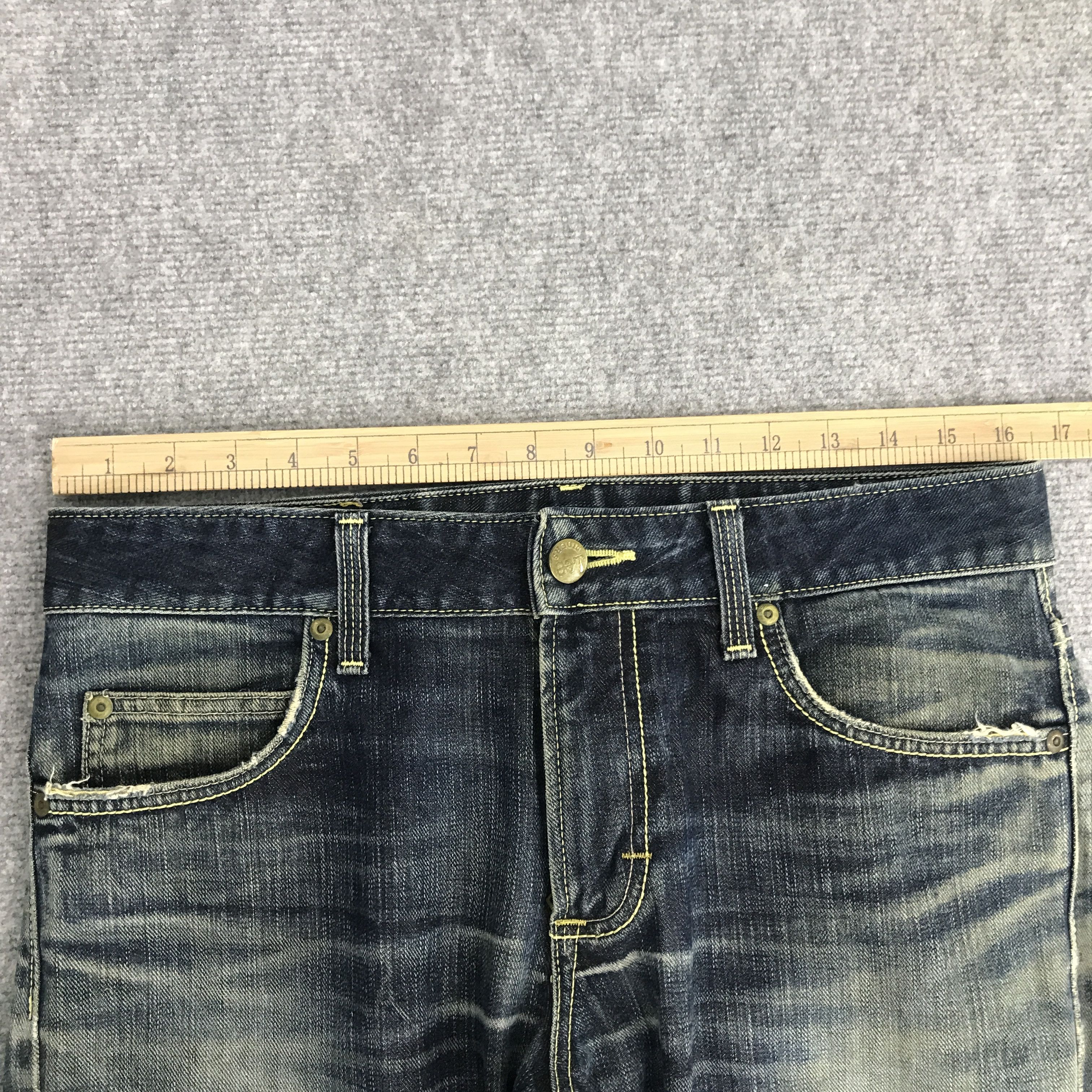 Japanese Brand × Lee Rare Gold Label Lee riders distressed Denim Jeans Size US 31 - 3 Thumbnail
