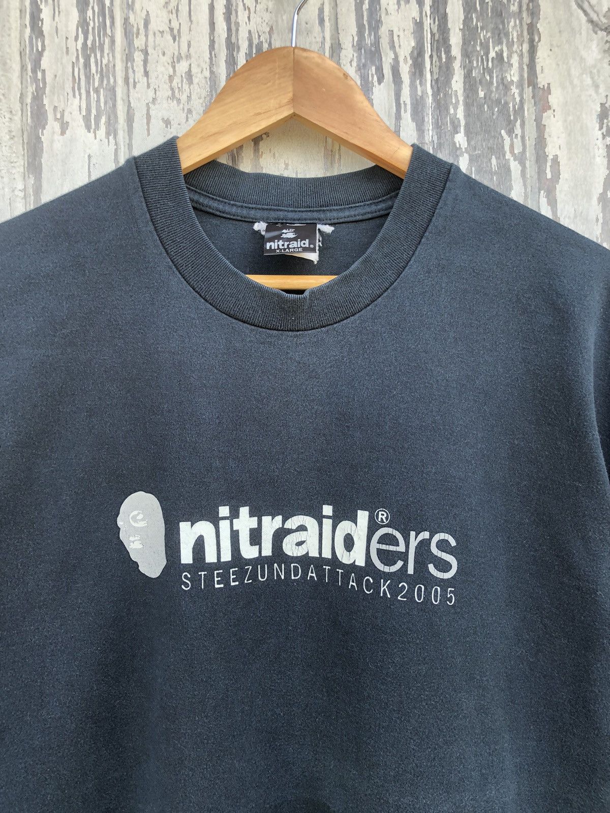 Nitraid × Vintage RARE Vintage Y2K Nitraiders Steezundattack 2005 Tshirts Size US XL / EU 56 / 4 - 4 Thumbnail