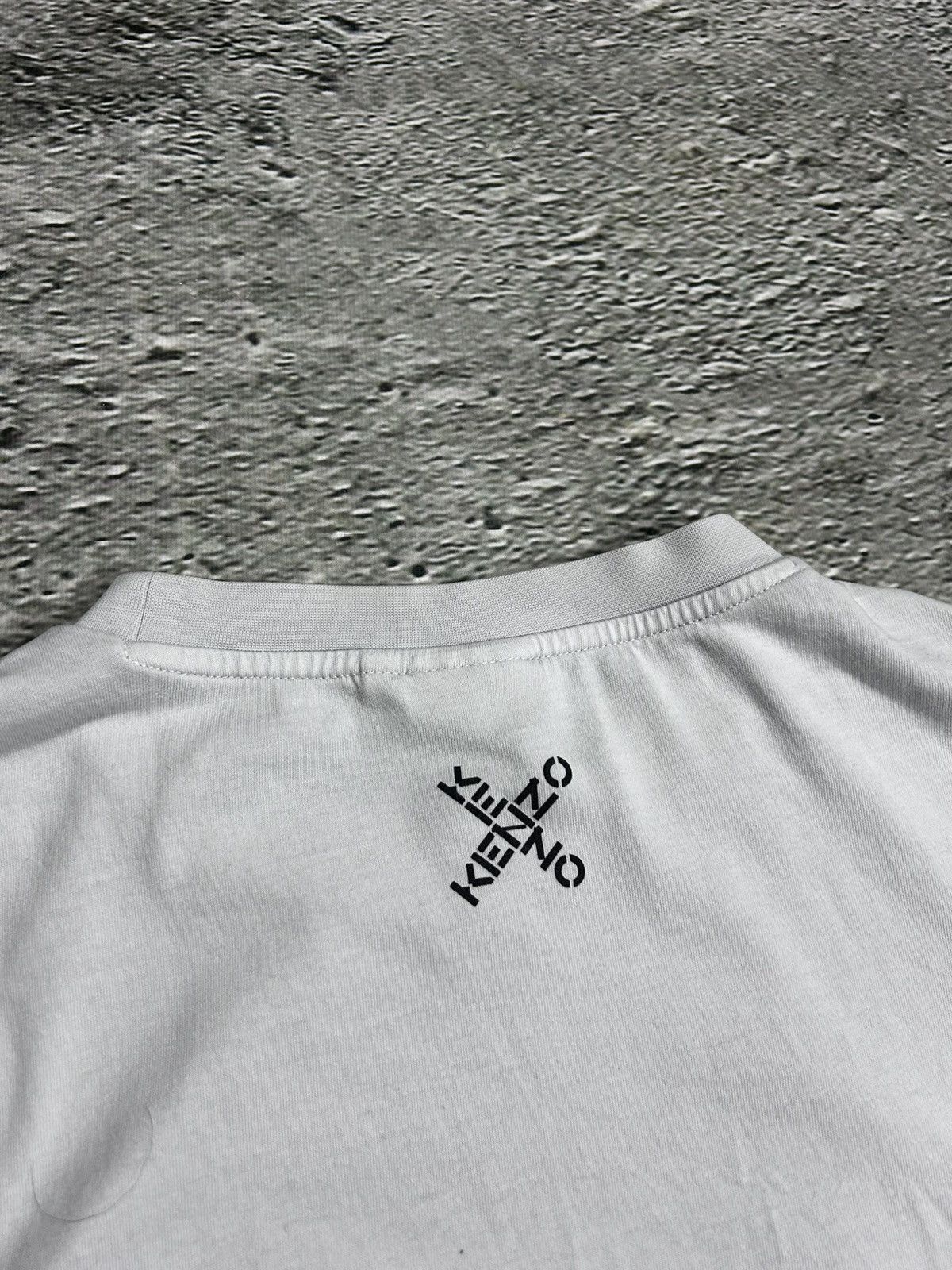 Kenzo Kenzo big logo T-shirt block white Size US XL / EU 56 / 4 - 7 Thumbnail