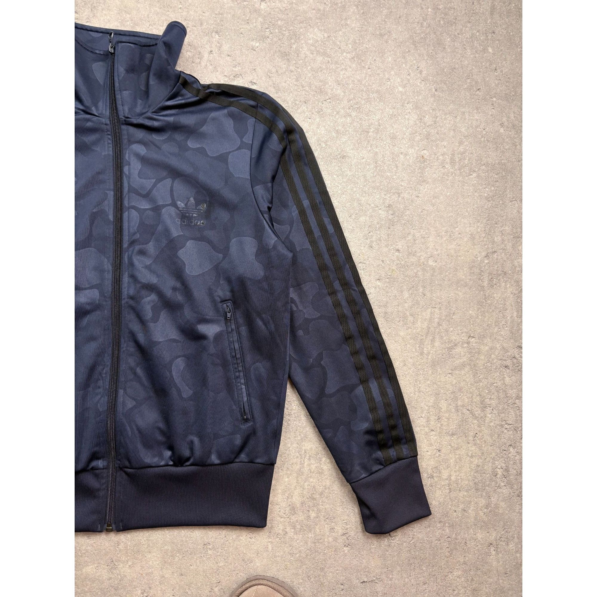 Adidas Adidas Originals Navy Camo Track Jacket With Trefoil Logo Fu Size US M / EU 48-50 / 2 - 8 Thumbnail