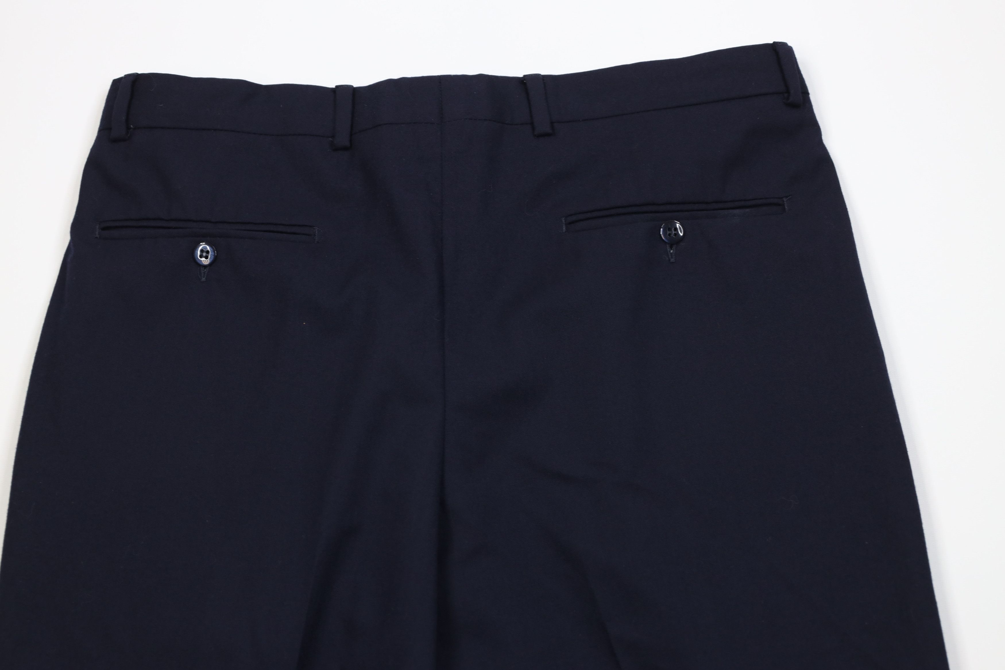 Vintage Vintage Streetwear Wool Knit Straight Leg Chino Pants Blue Size US 34 / EU 50 - 11 Thumbnail