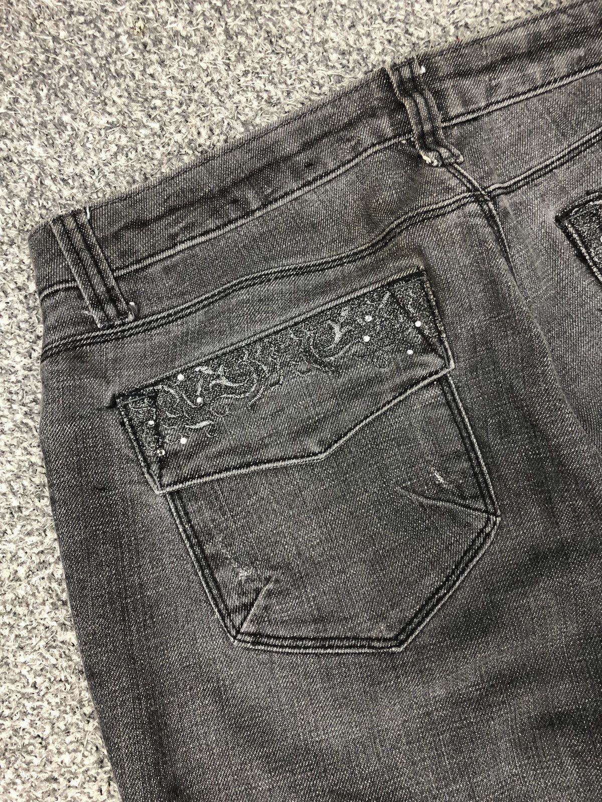 If Six Was Nine × Japanese Brand × Vintage Vintage Sasson Ooh La La Bootcut Boogie Wash Jeans Size 33" - 14 Thumbnail