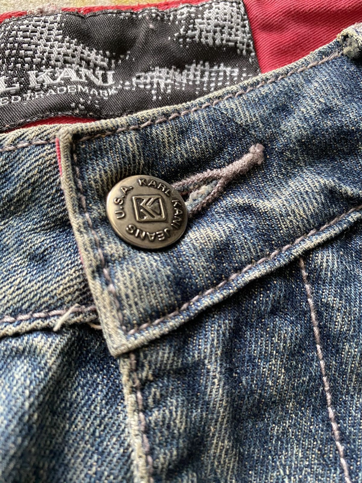 JNCO × Karl Kani Vintage Hip Hop Jeans Karl Kani Rare item Size US 30 / EU 46 - 9 Thumbnail